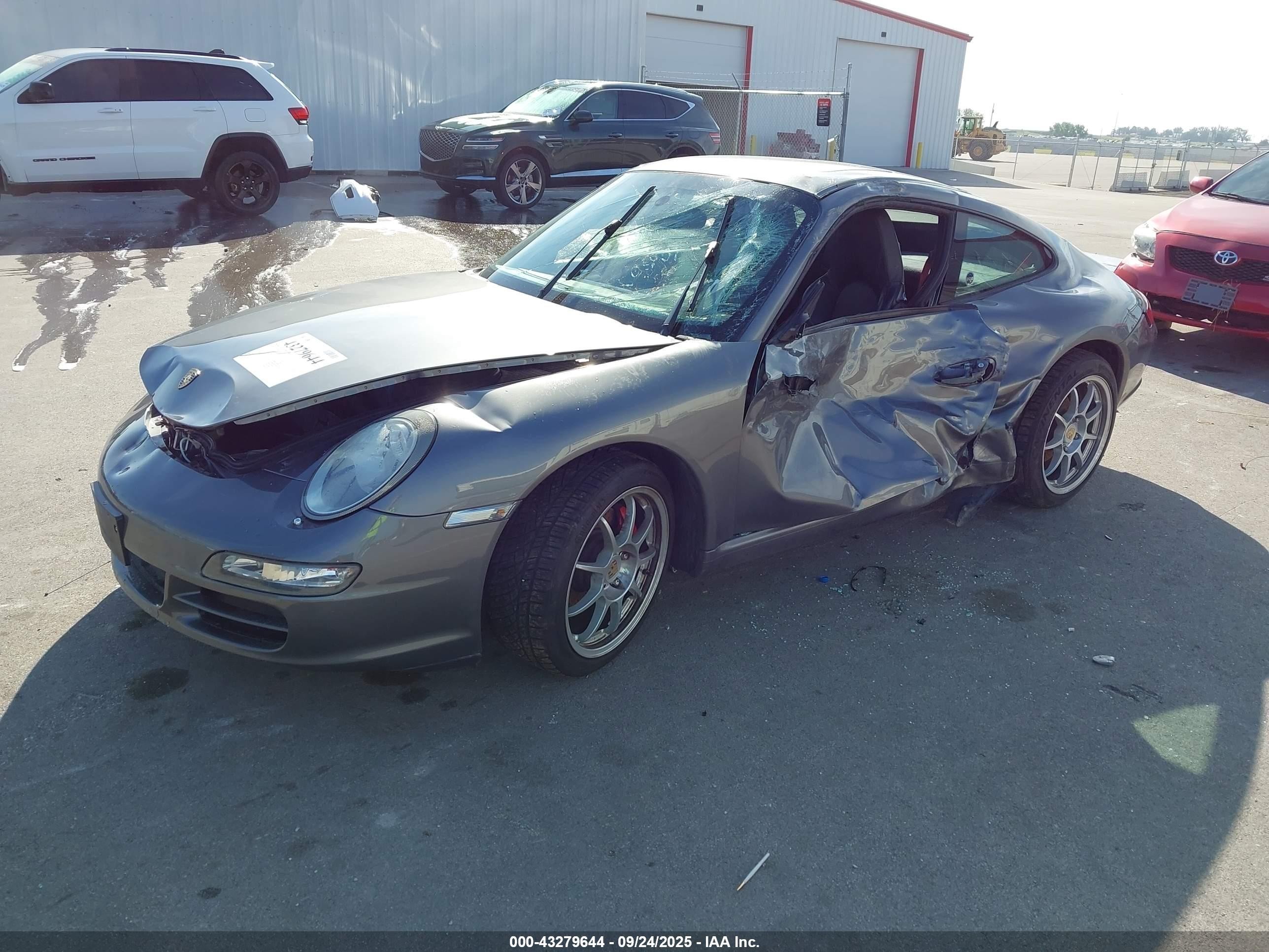 2008 Porsche 911 Carrera/carrera 4 Gray vin: WP0AA29978S710947