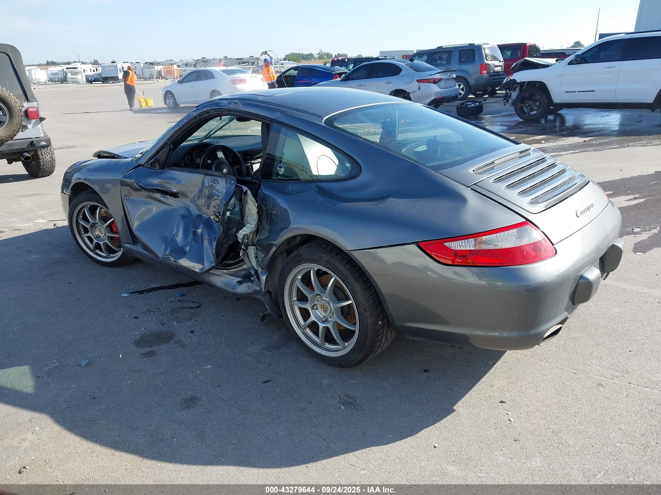 2008 Porsche 911 Carrera/carrera 4 Gray vin: WP0AA29978S710947