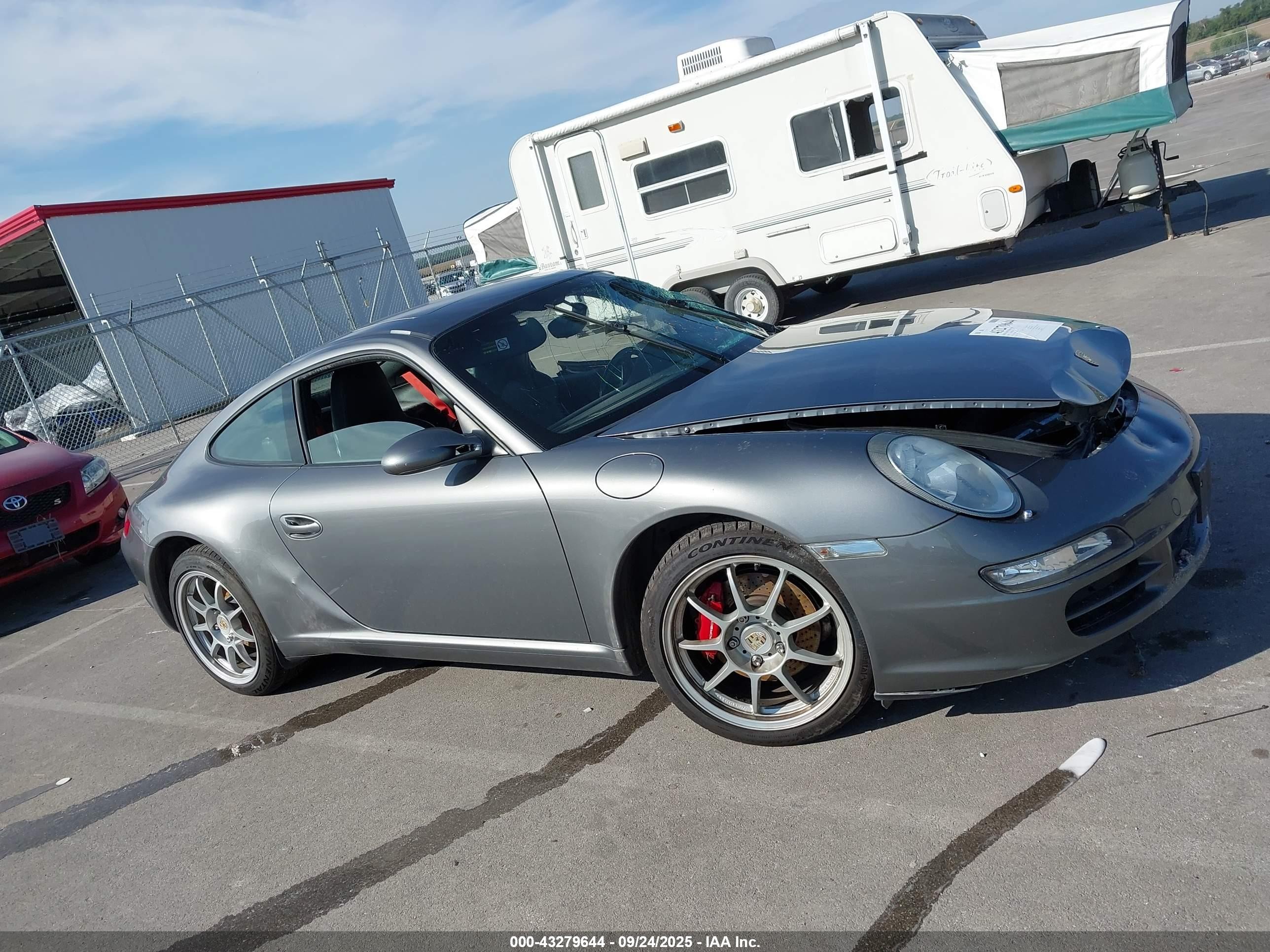 2008 Porsche 911 Carrera/carrera 4 Gray vin: WP0AA29978S710947