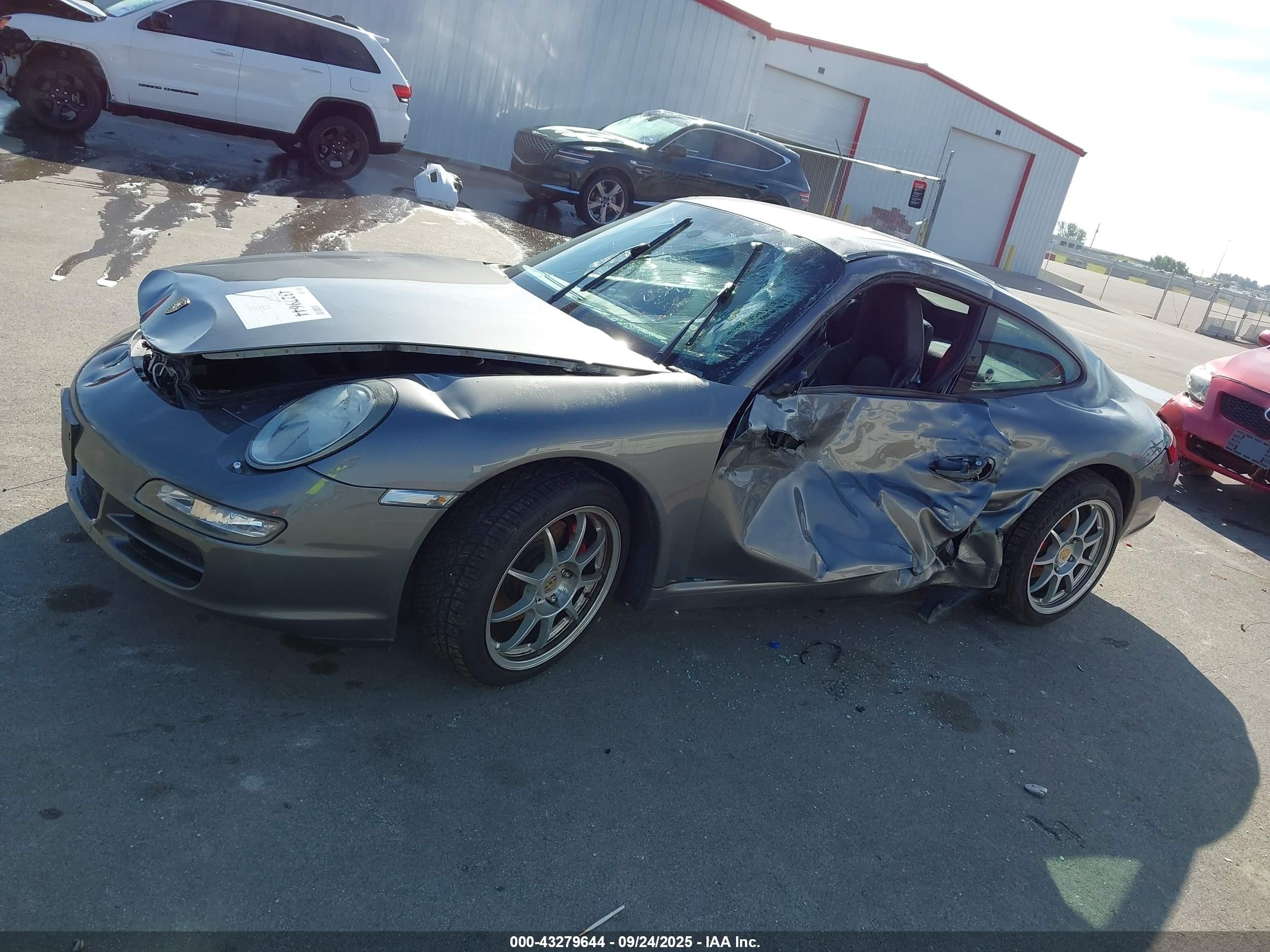 2008 Porsche 911 Carrera/carrera 4 Gray vin: WP0AA29978S710947