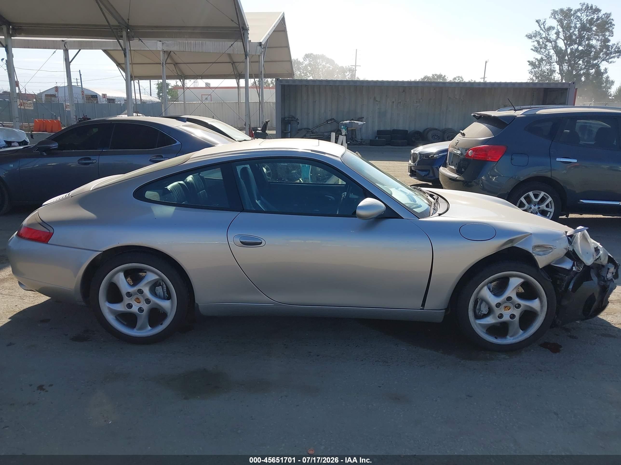 2001 Porsche 911 Carrera/carrera 4 Silver vin: WP0AA29981S623368