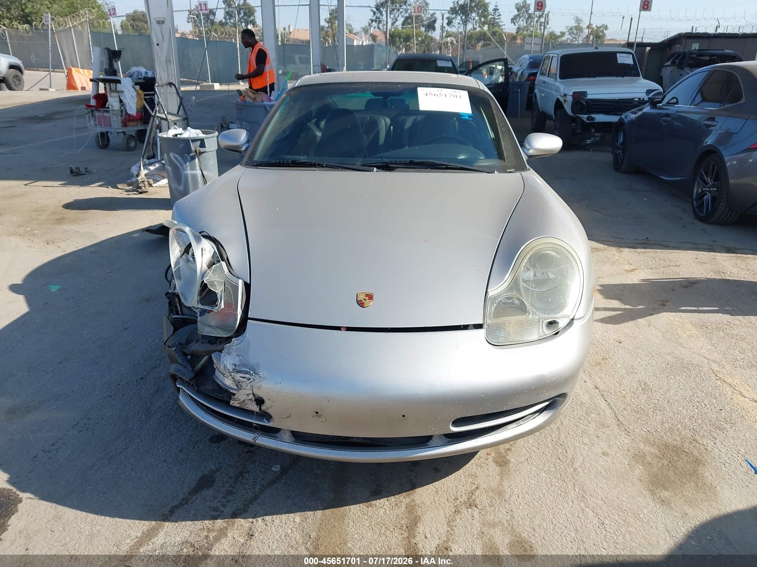 2001 Porsche 911 Carrera/carrera 4 Silver vin: WP0AA29981S623368