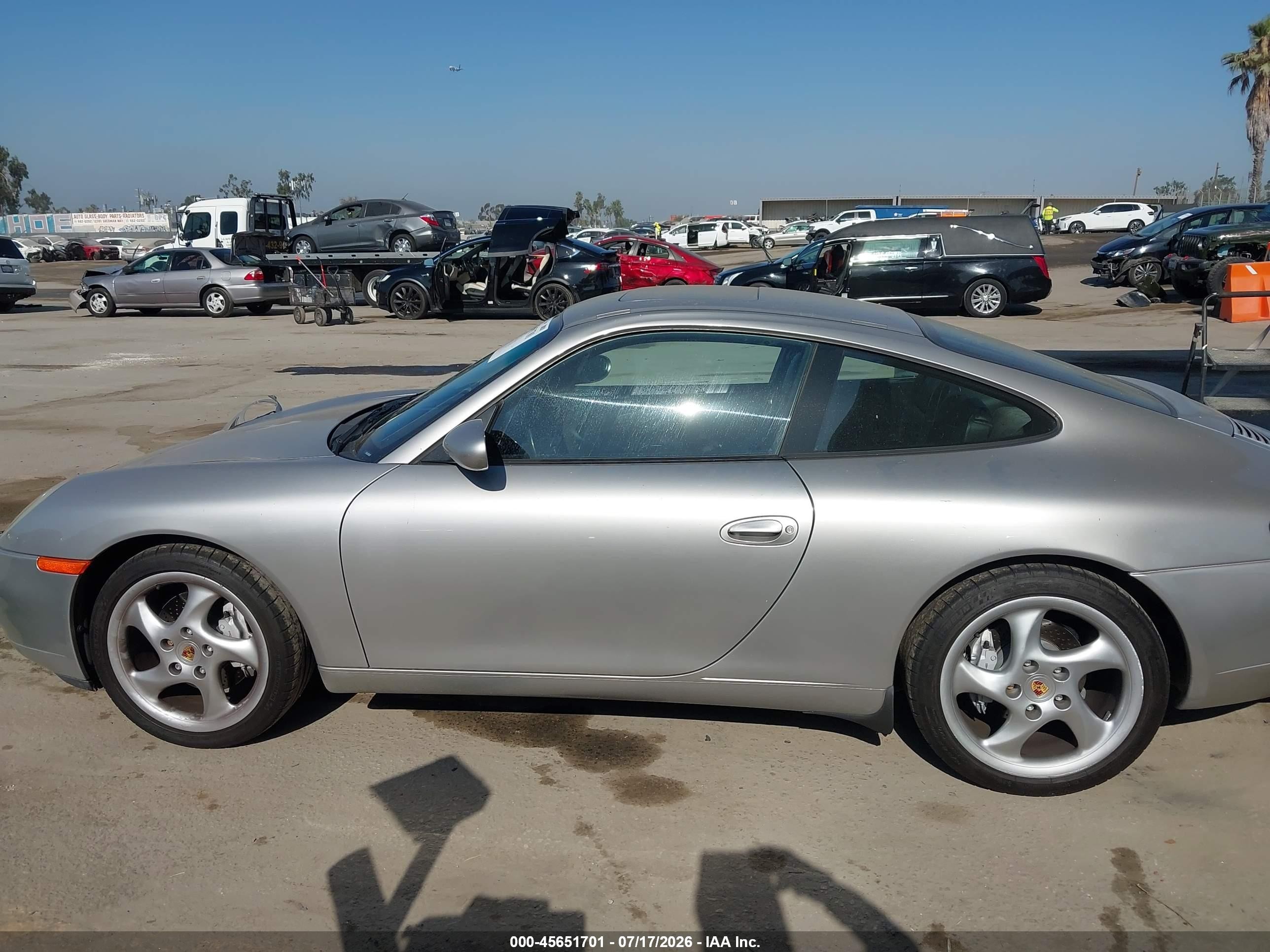 2001 Porsche 911 Carrera/carrera 4 Silver vin: WP0AA29981S623368