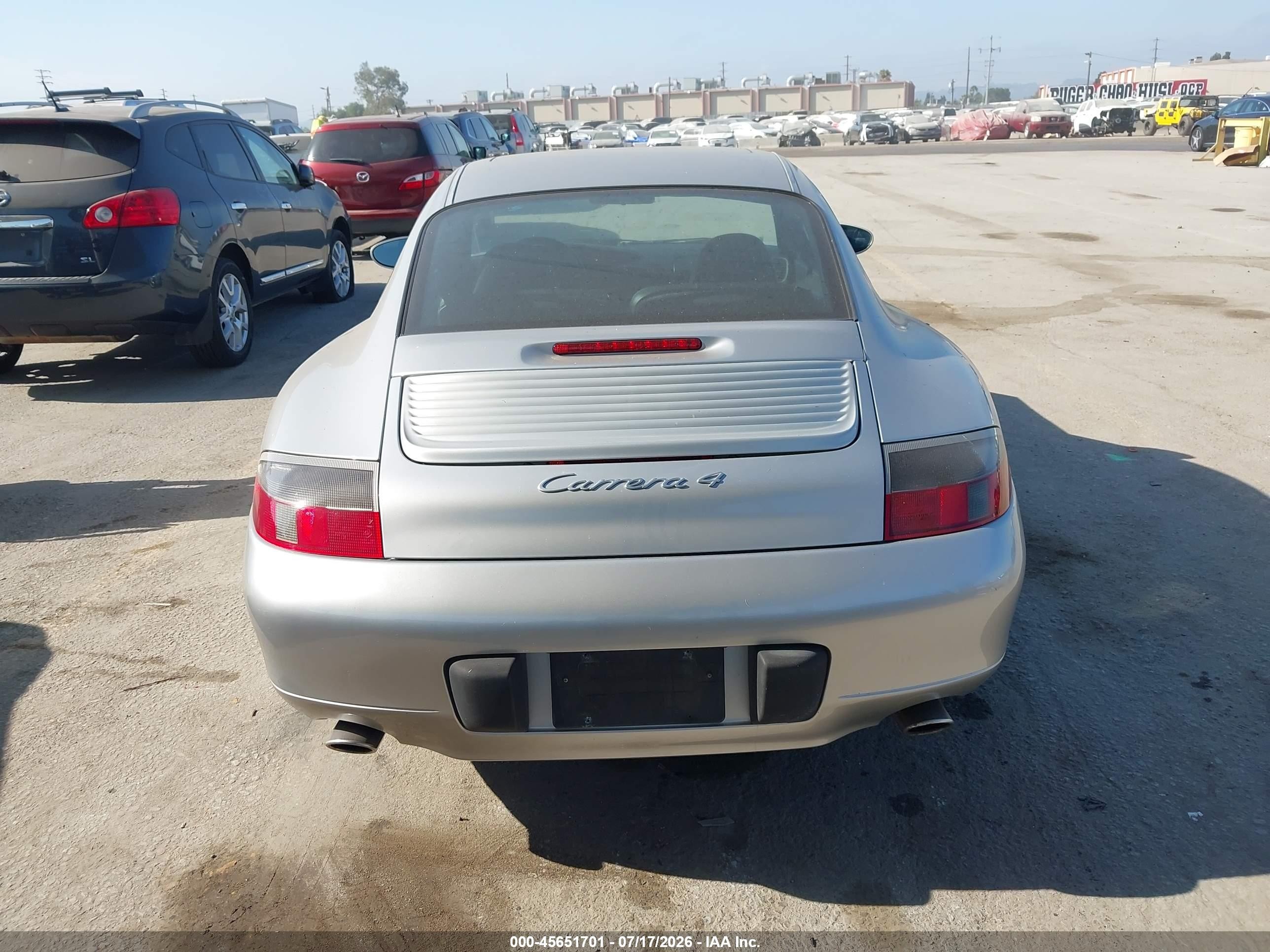 2001 Porsche 911 Carrera/carrera 4 Silver vin: WP0AA29981S623368