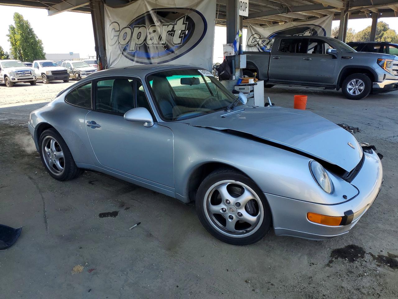 1995 Porsche 911 Silver vin: WP0AA2998SS323055