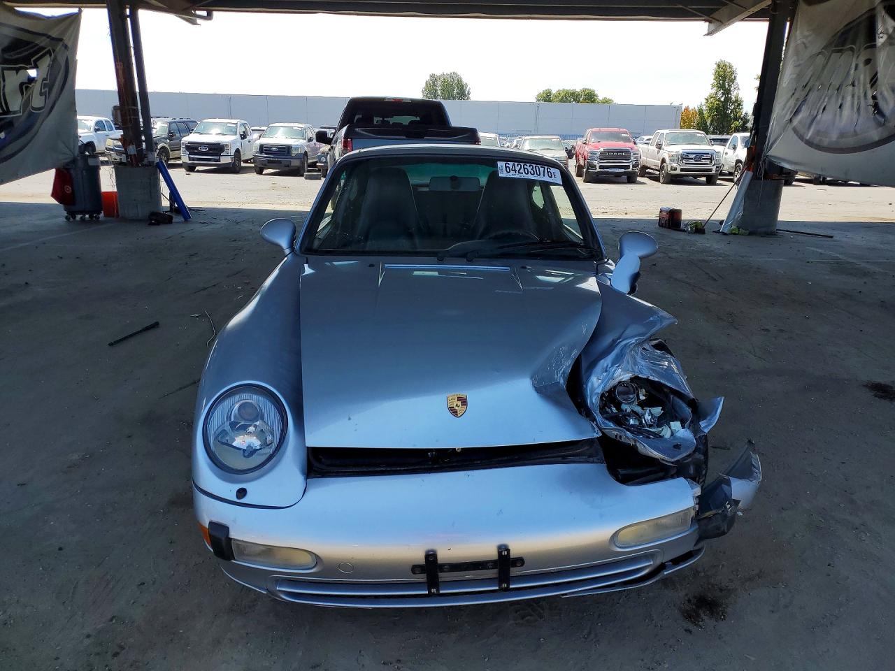 1995 Porsche 911 Silver vin: WP0AA2998SS323055