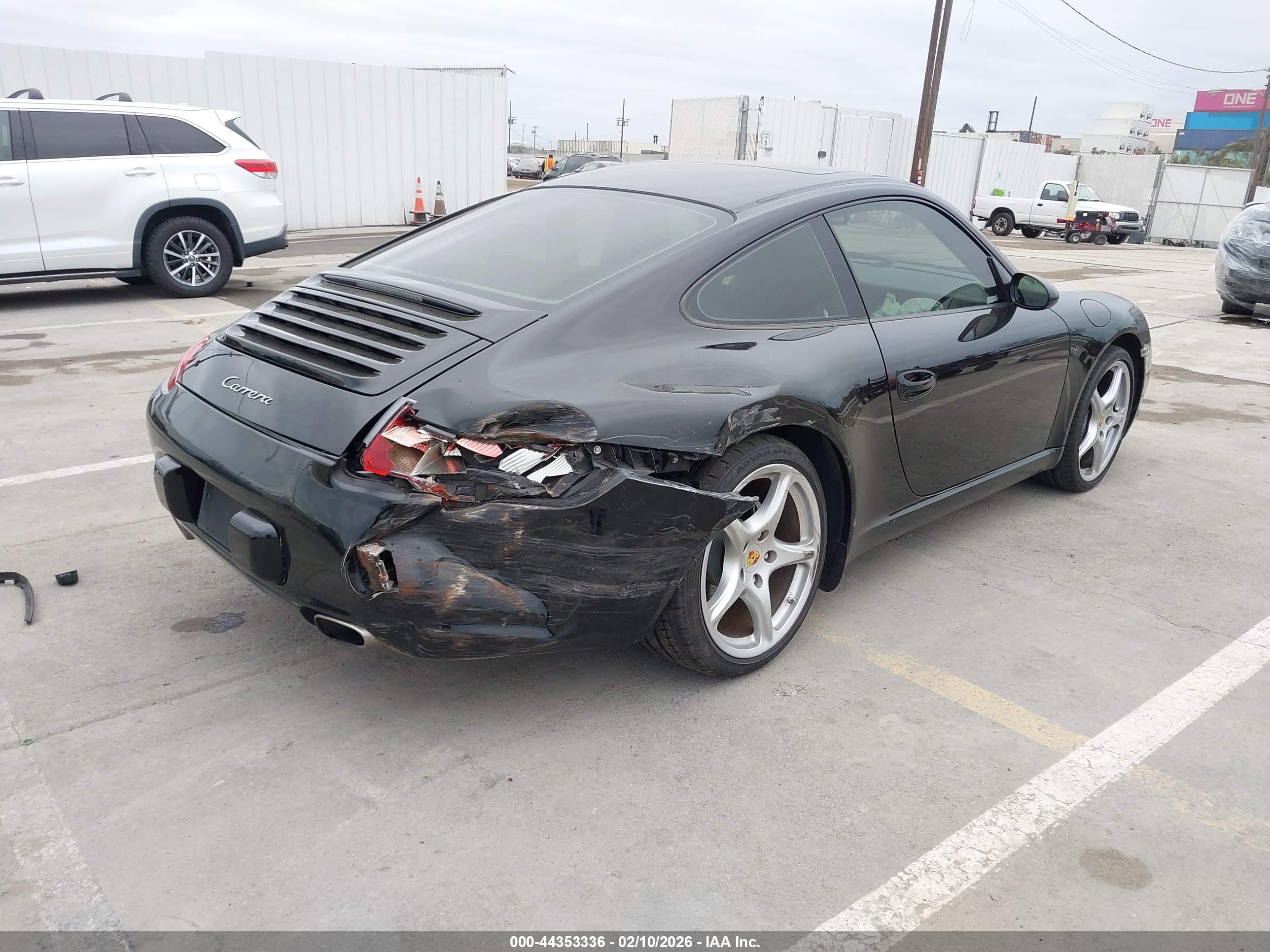 2008 Porsche 911 Carrera Black vin: WP0AA29998S710903