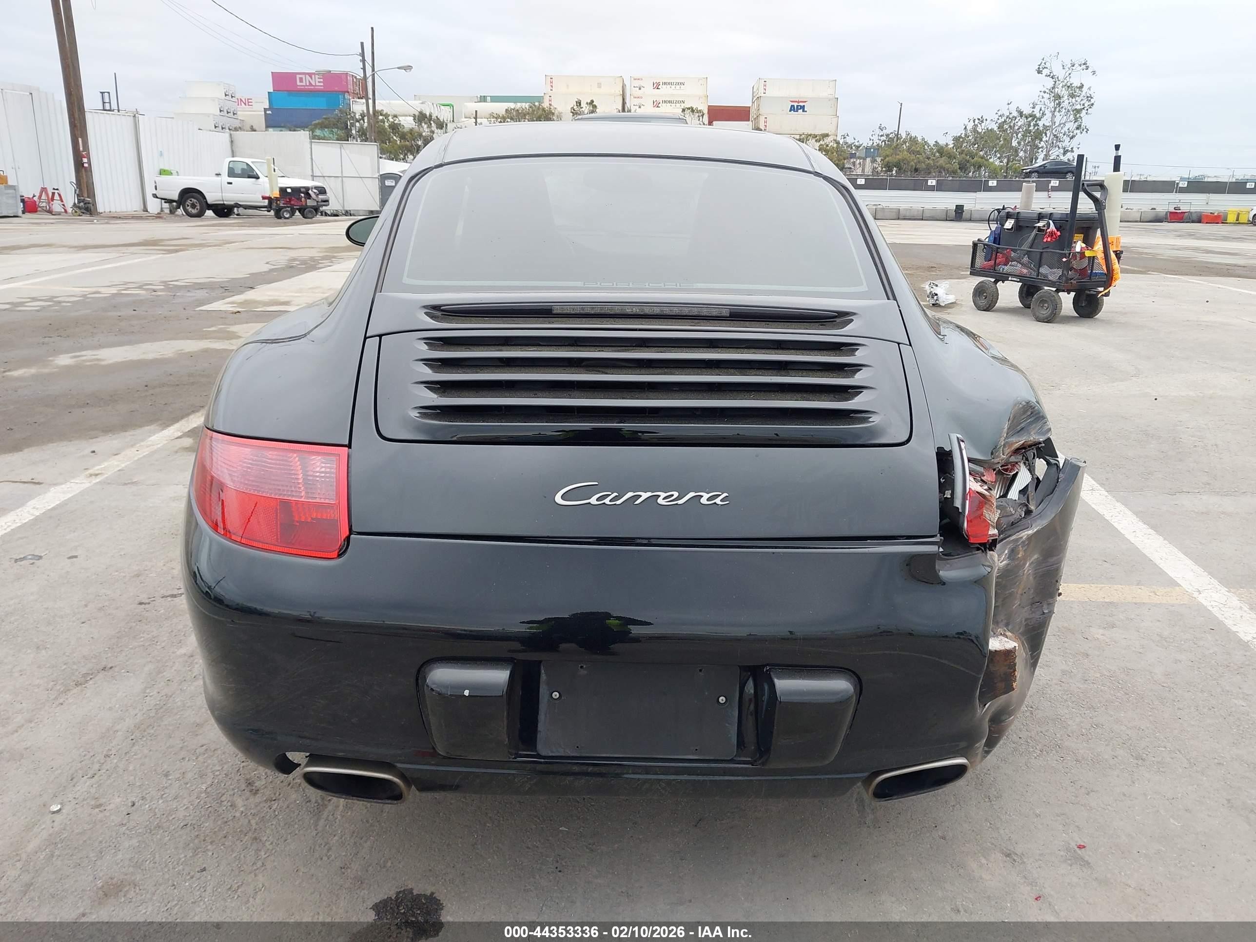2008 Porsche 911 Carrera Black vin: WP0AA29998S710903