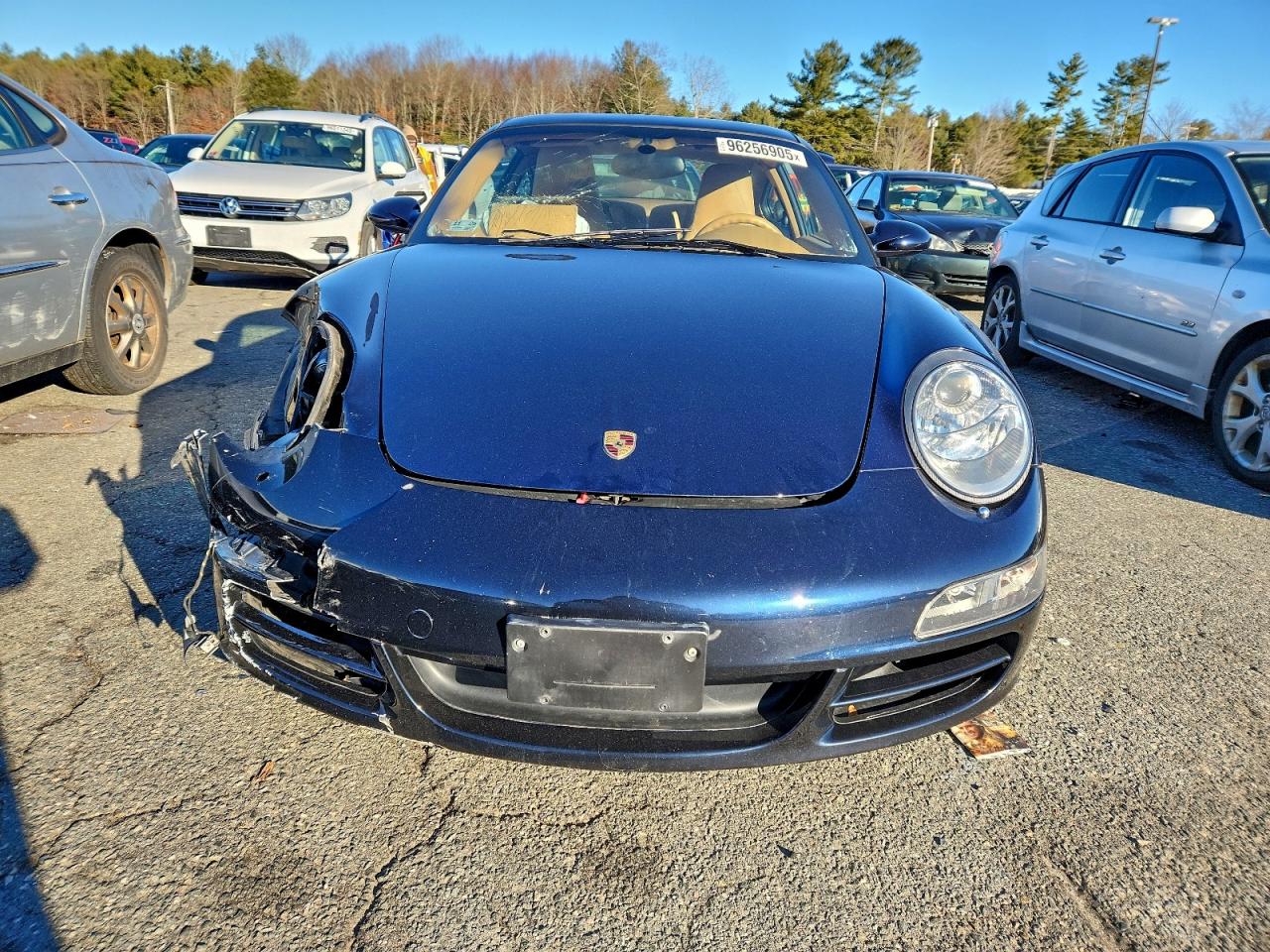 2008 Porsche 911 Carrera Blue vin: WP0AA29998S711176