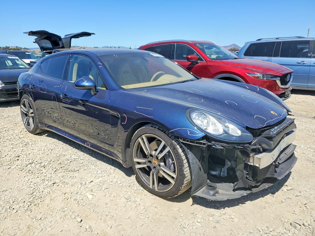 2014 Porsche Panamera 2 Blue vin: WP0AA2A70EL005763