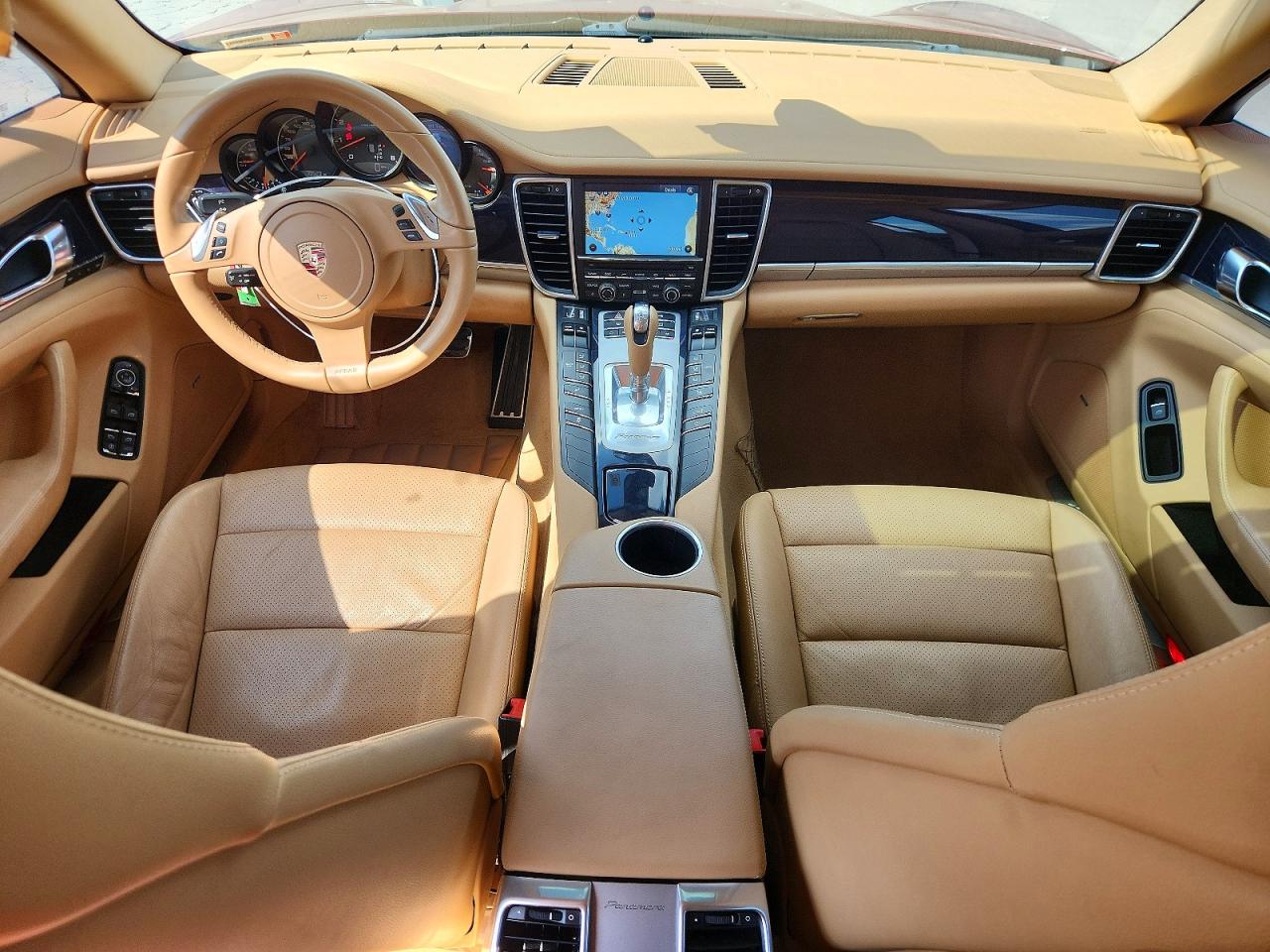 2011 Porsche Panamera 2 Red vin: WP0AA2A71BL010076