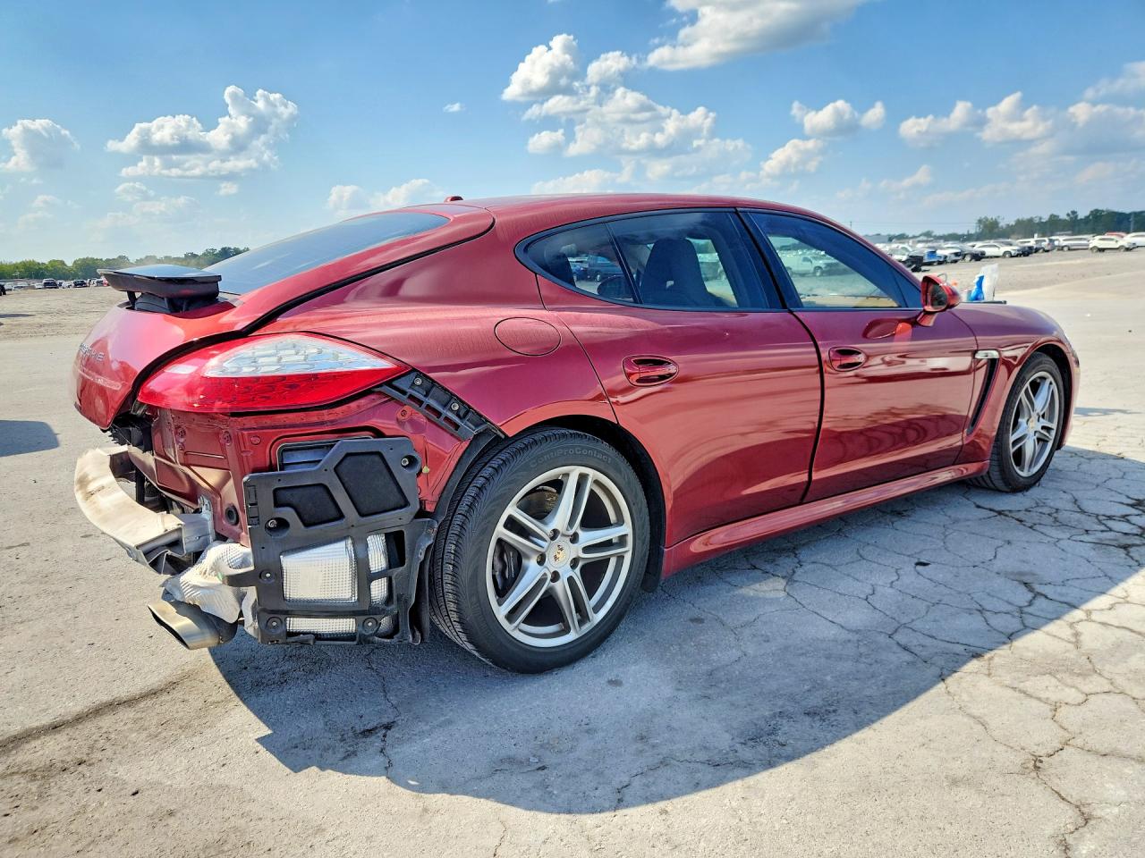 2011 Porsche Panamera 2 Red vin: WP0AA2A71BL010076
