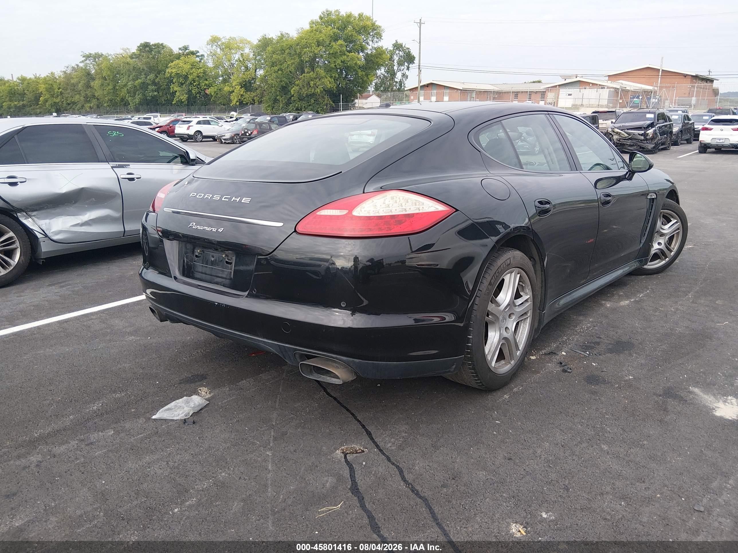 2011 Porsche Panamera 4 Black vin: WP0AA2A71BL013592