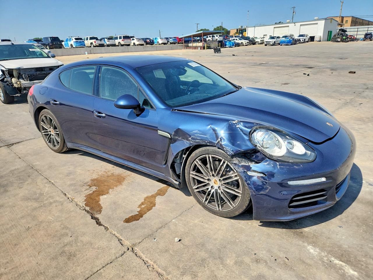 2015 Porsche Panamera S Синий vin: WP0AA2A72FL001411