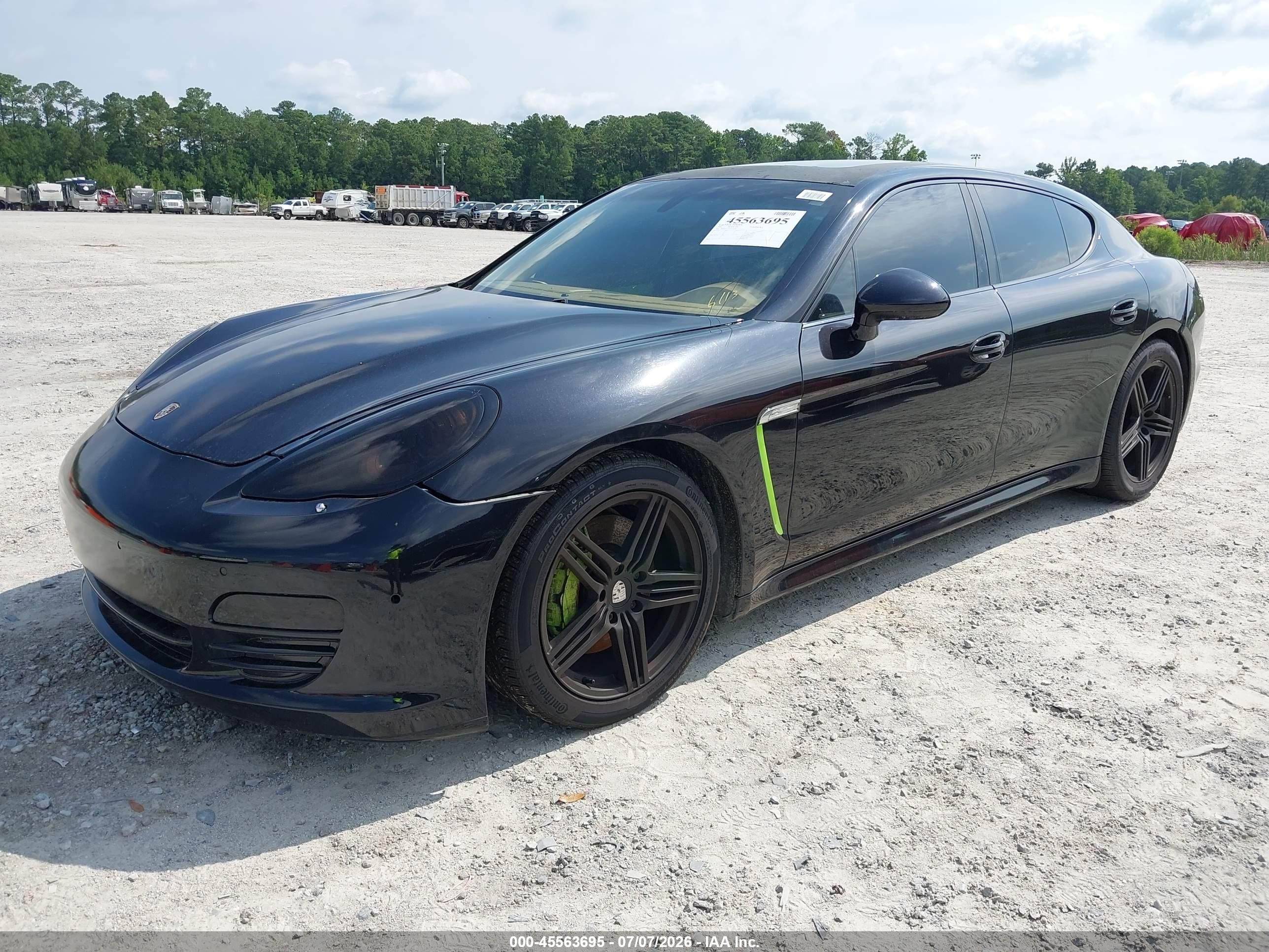 2012 Porsche Panamera 4 Black vin: WP0AA2A73CL014003
