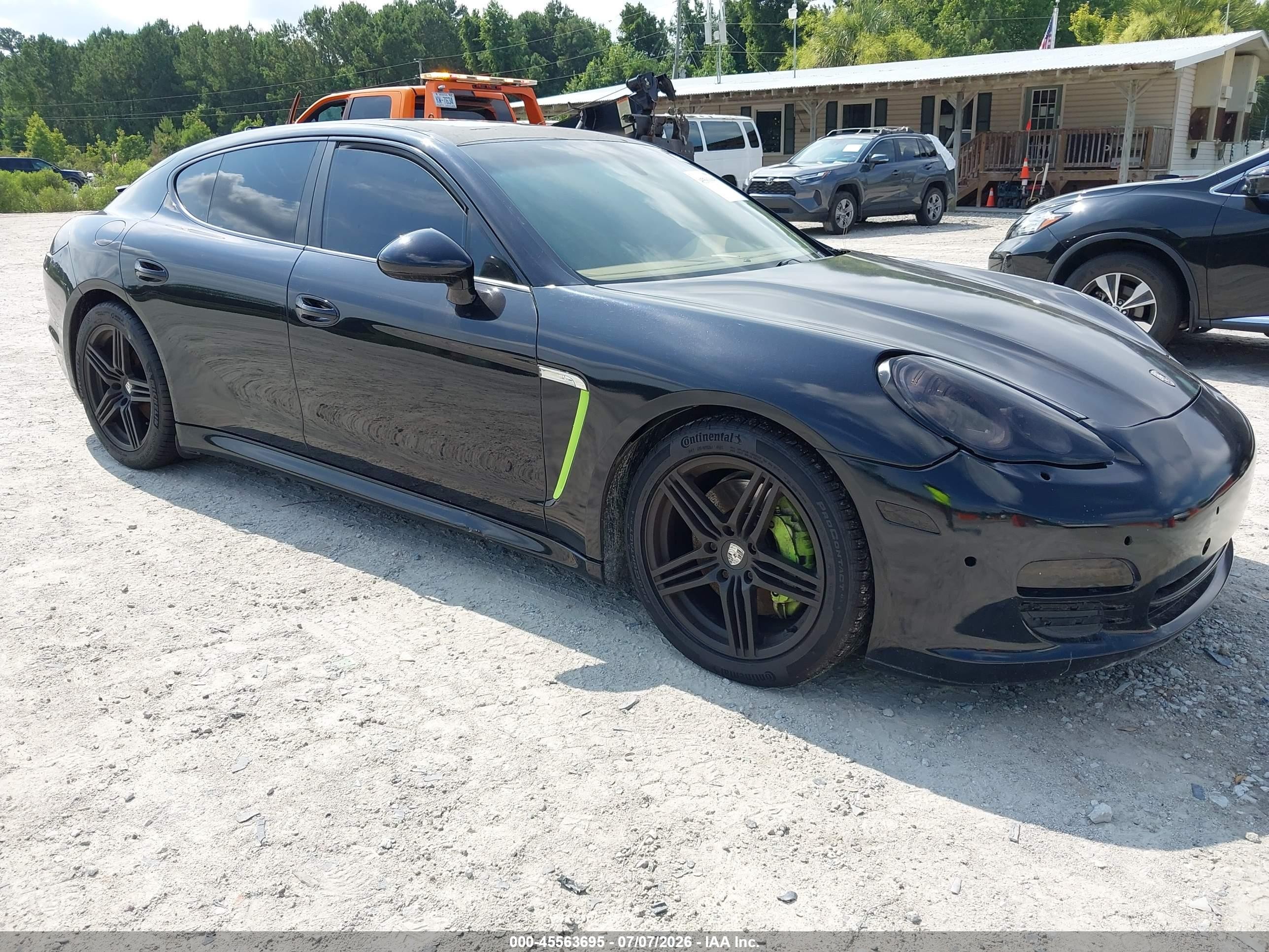 2012 Porsche Panamera 4 Black vin: WP0AA2A73CL014003