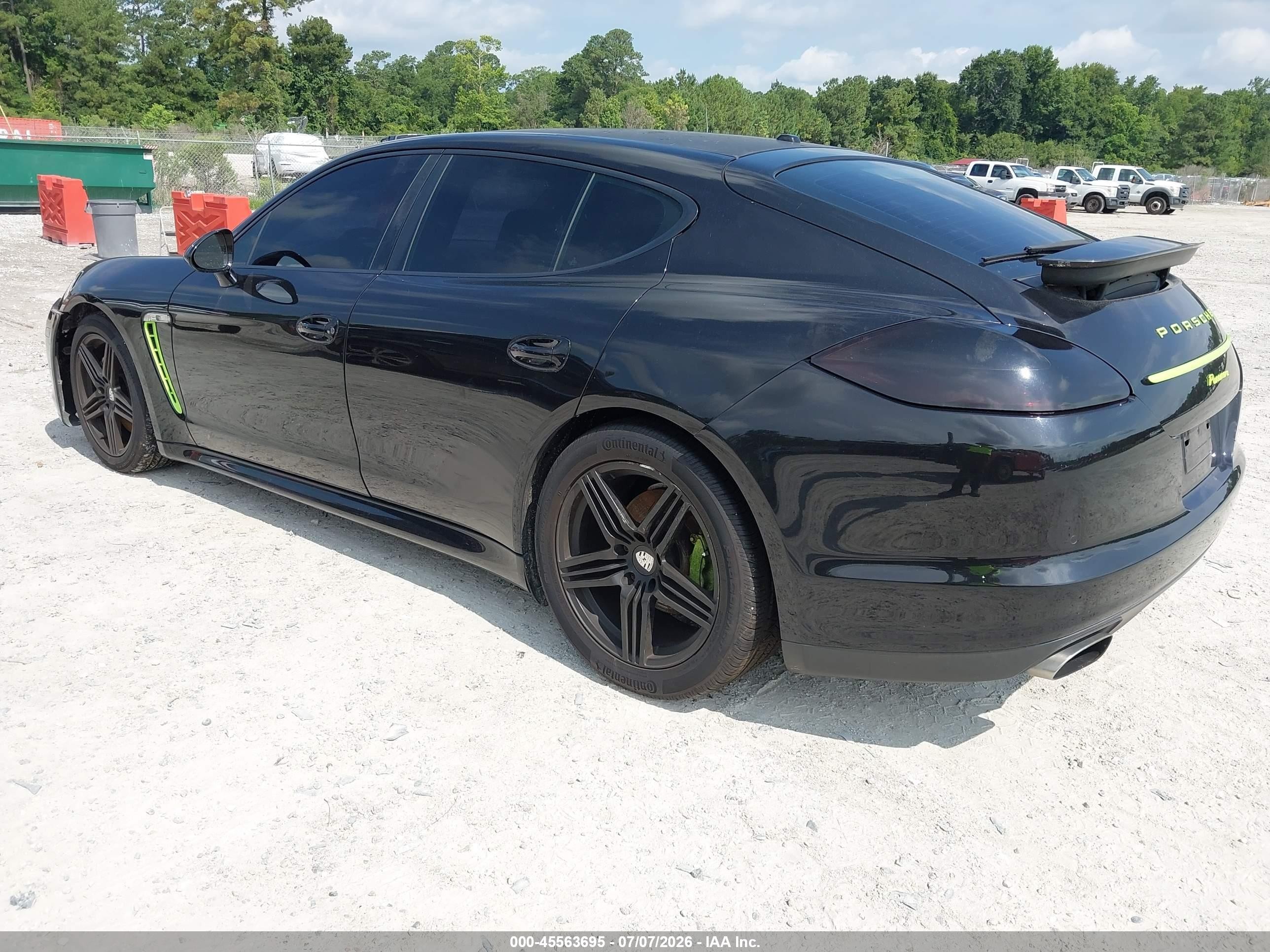 2012 Porsche Panamera 4 Black vin: WP0AA2A73CL014003