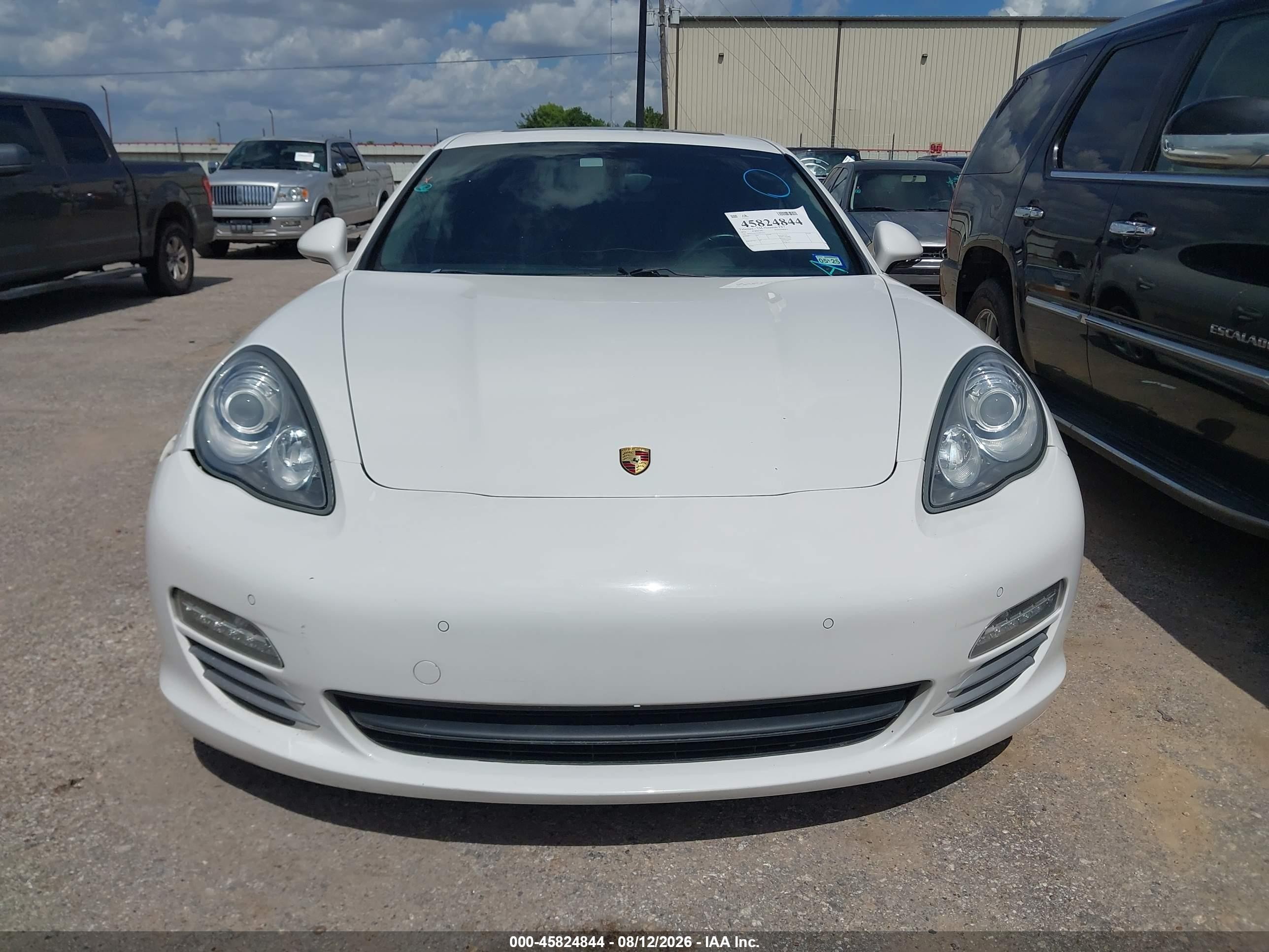 2012 Porsche Panamera 4 White vin: WP0AA2A73CL071611