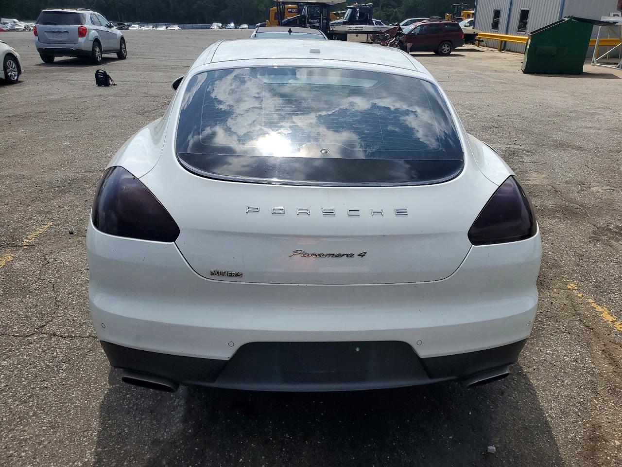 2014 Porsche Panamera 2 Белый vin: WP0AA2A73EL008110
