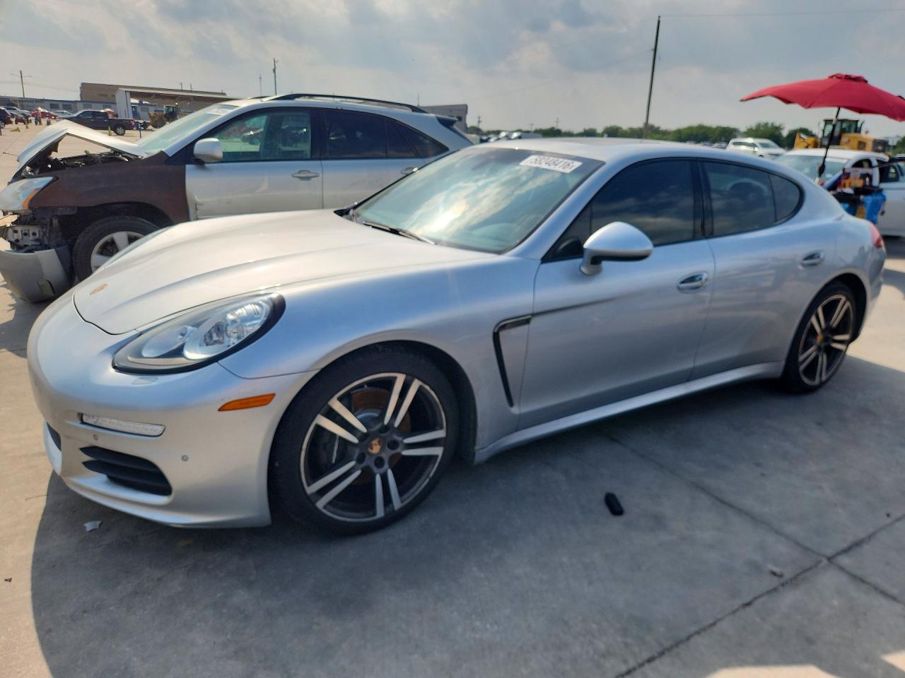 2014 Porsche Panamera 2 Silver vin: WP0AA2A73EL009712