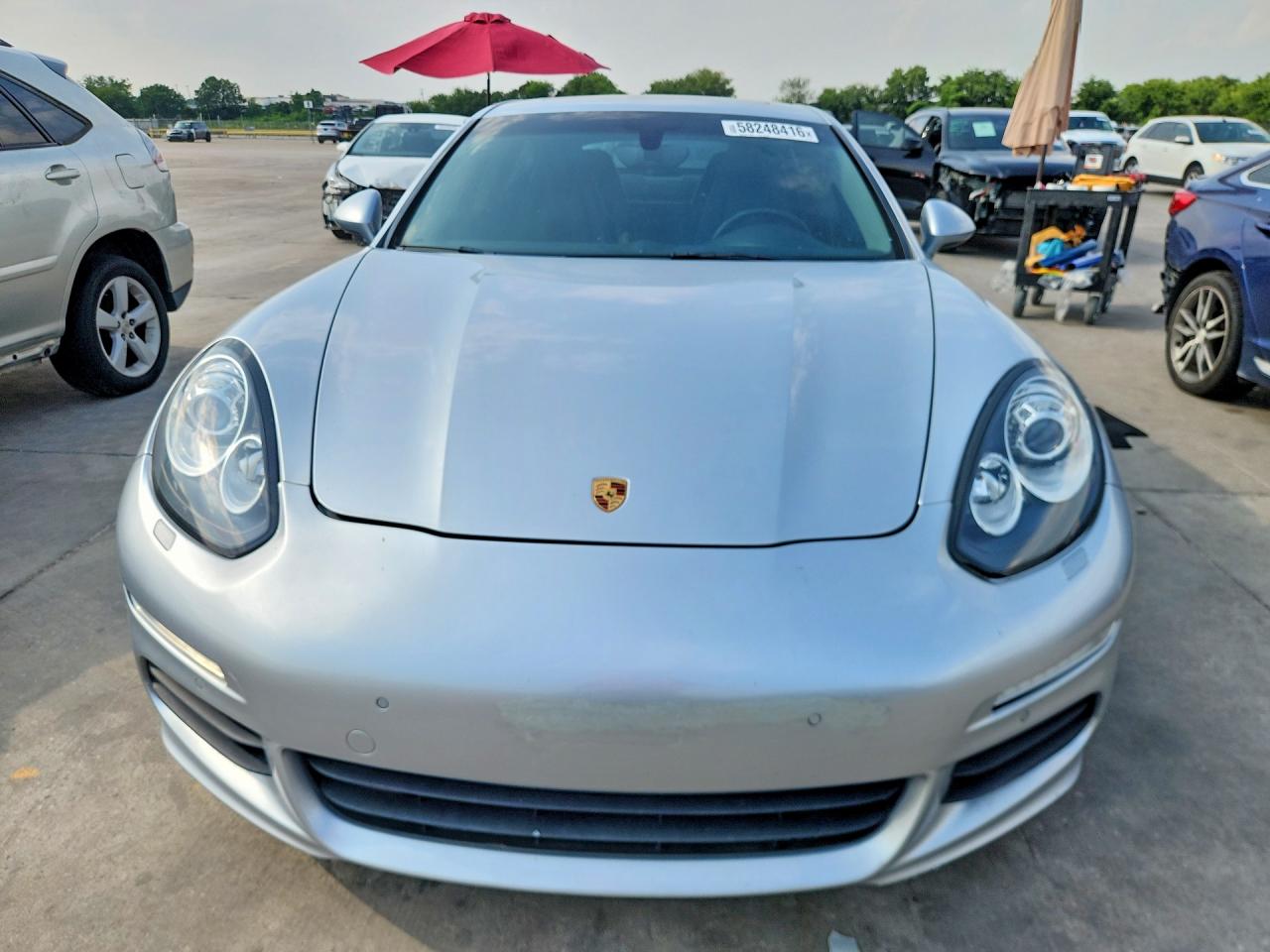 2014 Porsche Panamera 2 Silver vin: WP0AA2A73EL009712