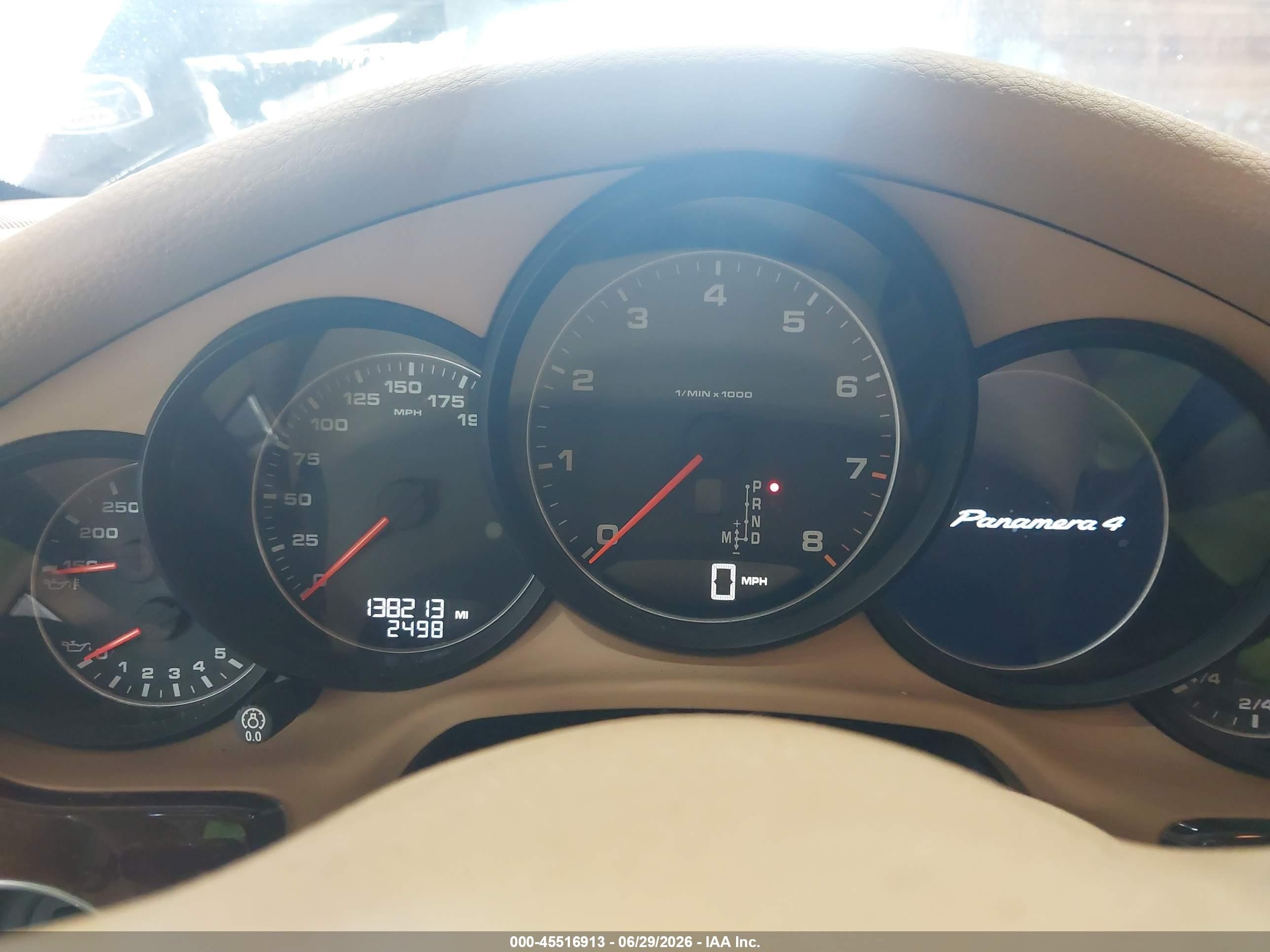 2011 Porsche Panamera 2/4 Черный vin: WP0AA2A74BL010623