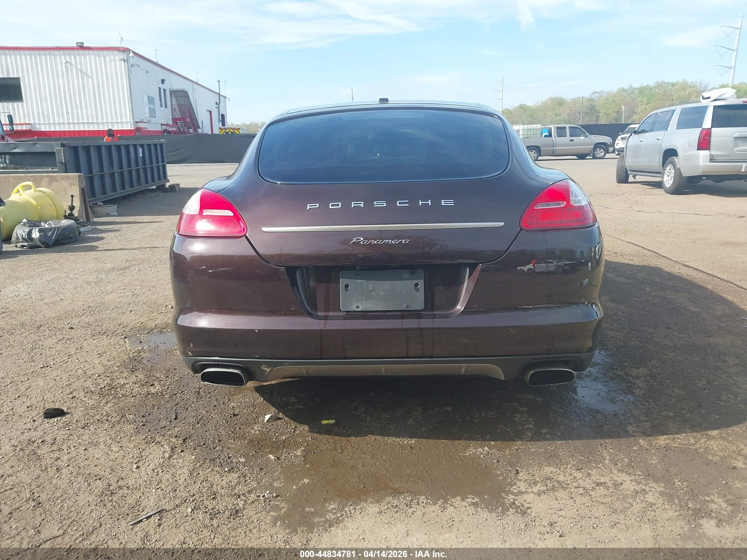 2013 Porsche Panamera 4 Бордовый vin: WP0AA2A74DL016523