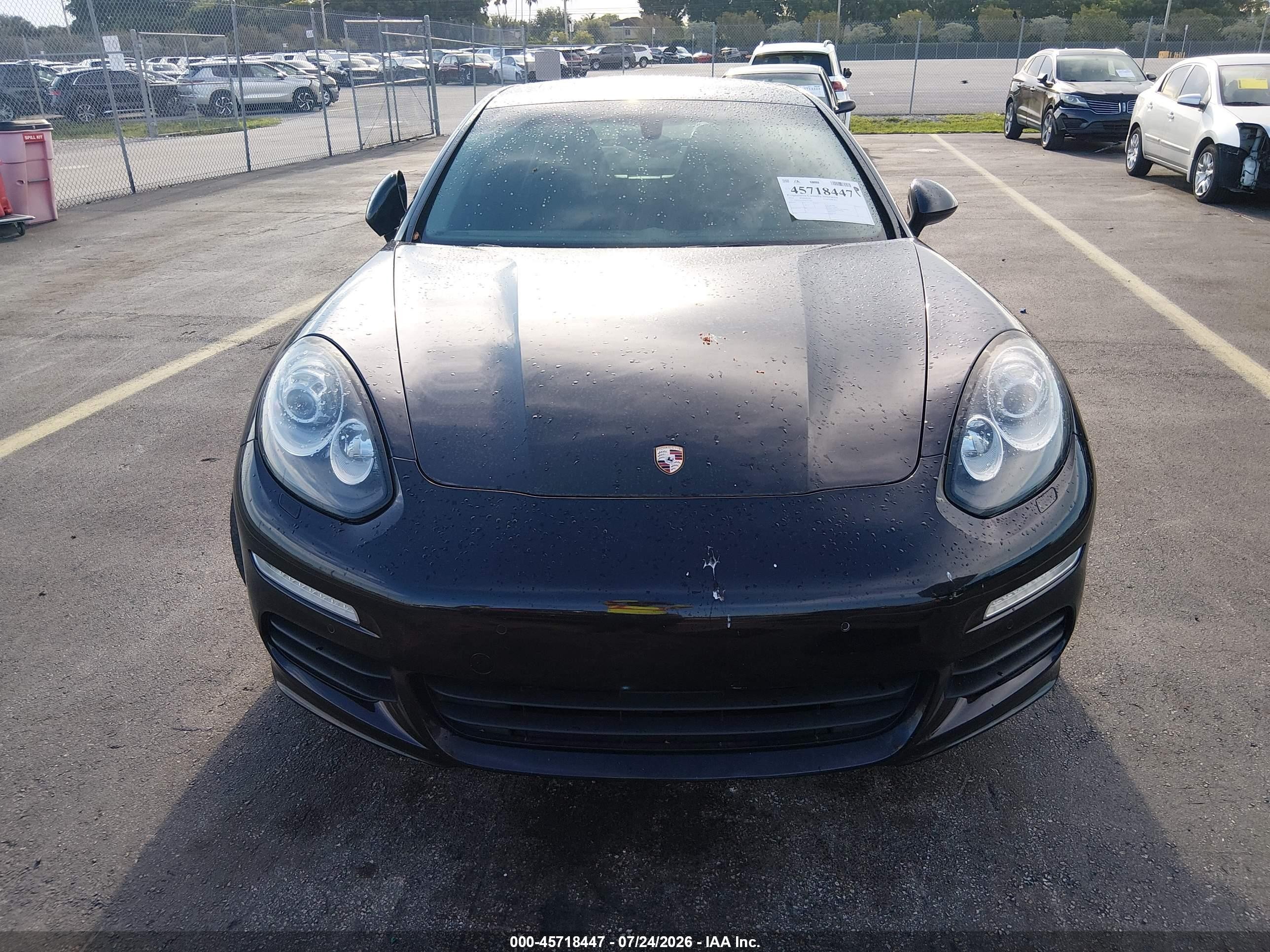 2014 Porsche Panamera 4 Черный vin: WP0AA2A74EL013929