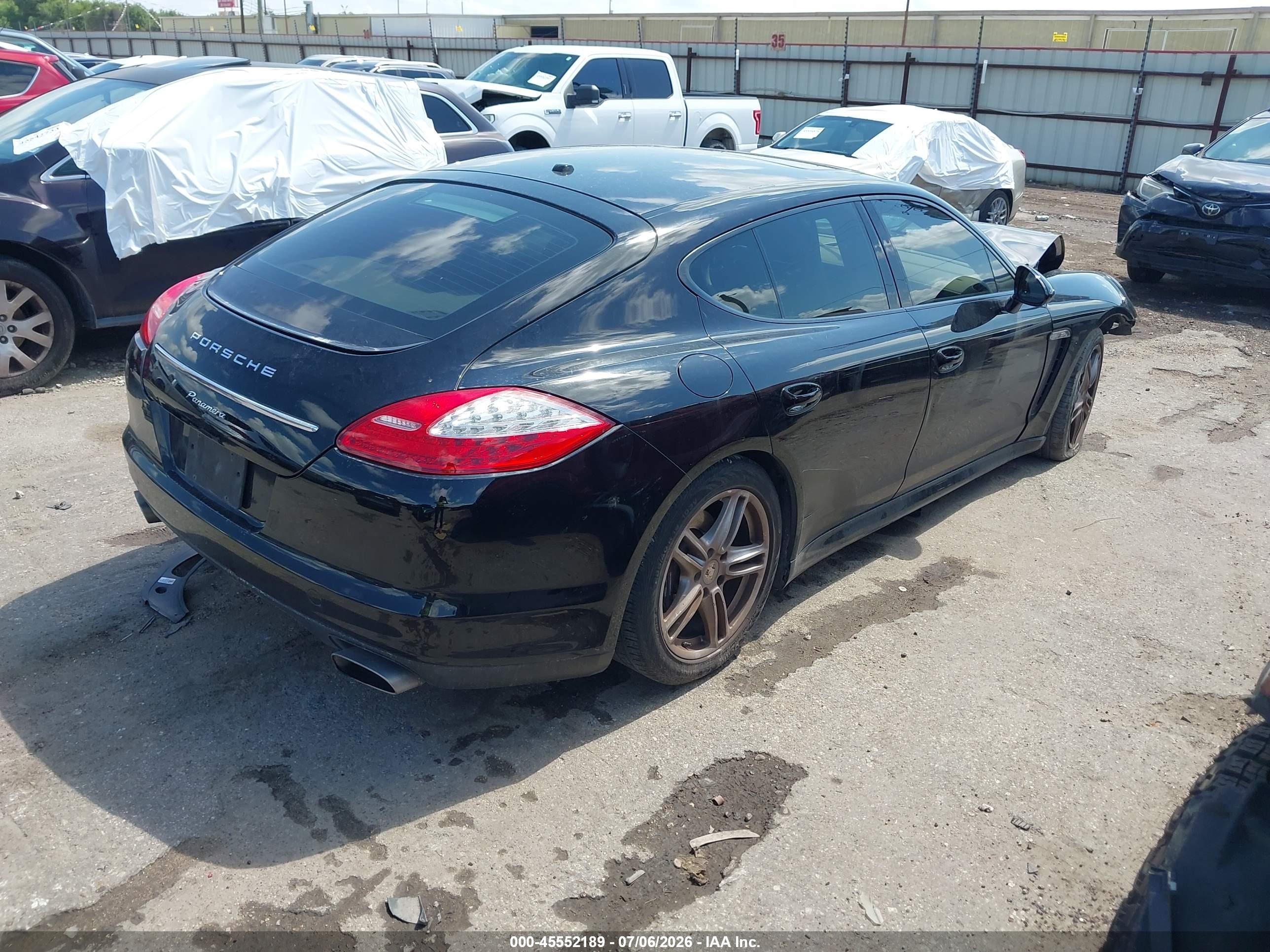 2011 Porsche Panamera 4 Black vin: WP0AA2A75BL010419