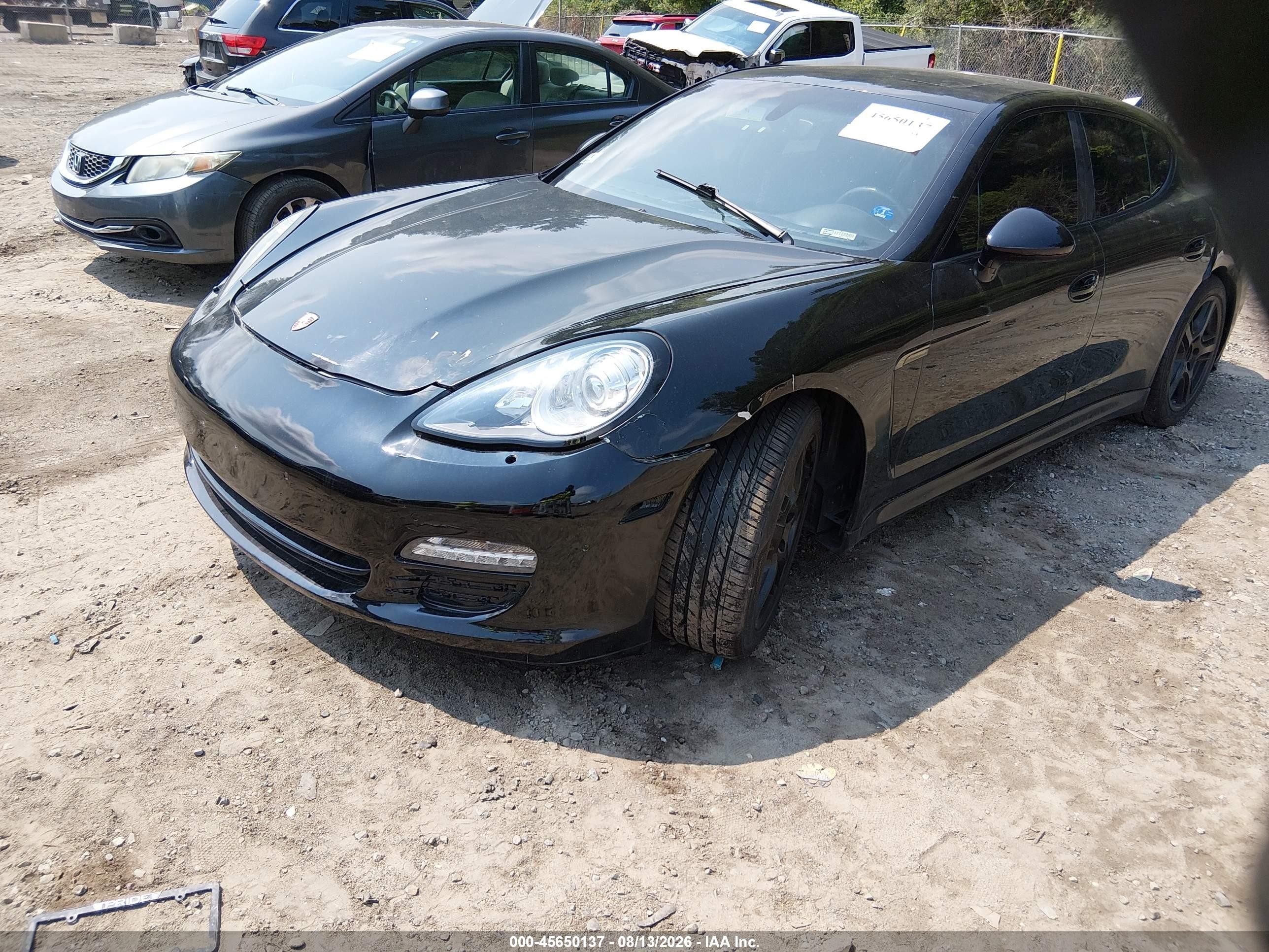 2012 Porsche Panamera 4 Black vin: WP0AA2A77CL072065