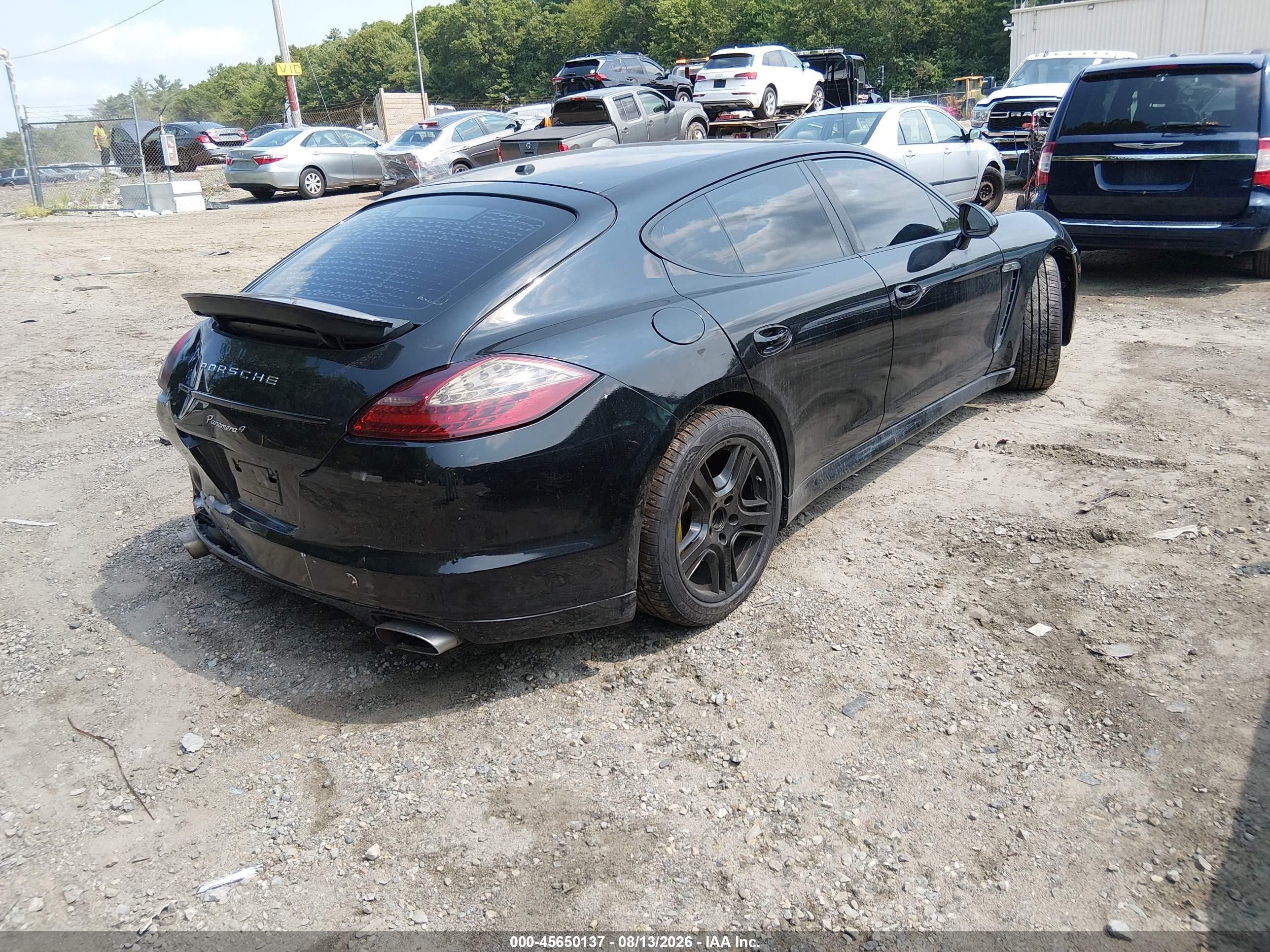 2012 Porsche Panamera 4 Black vin: WP0AA2A77CL072065