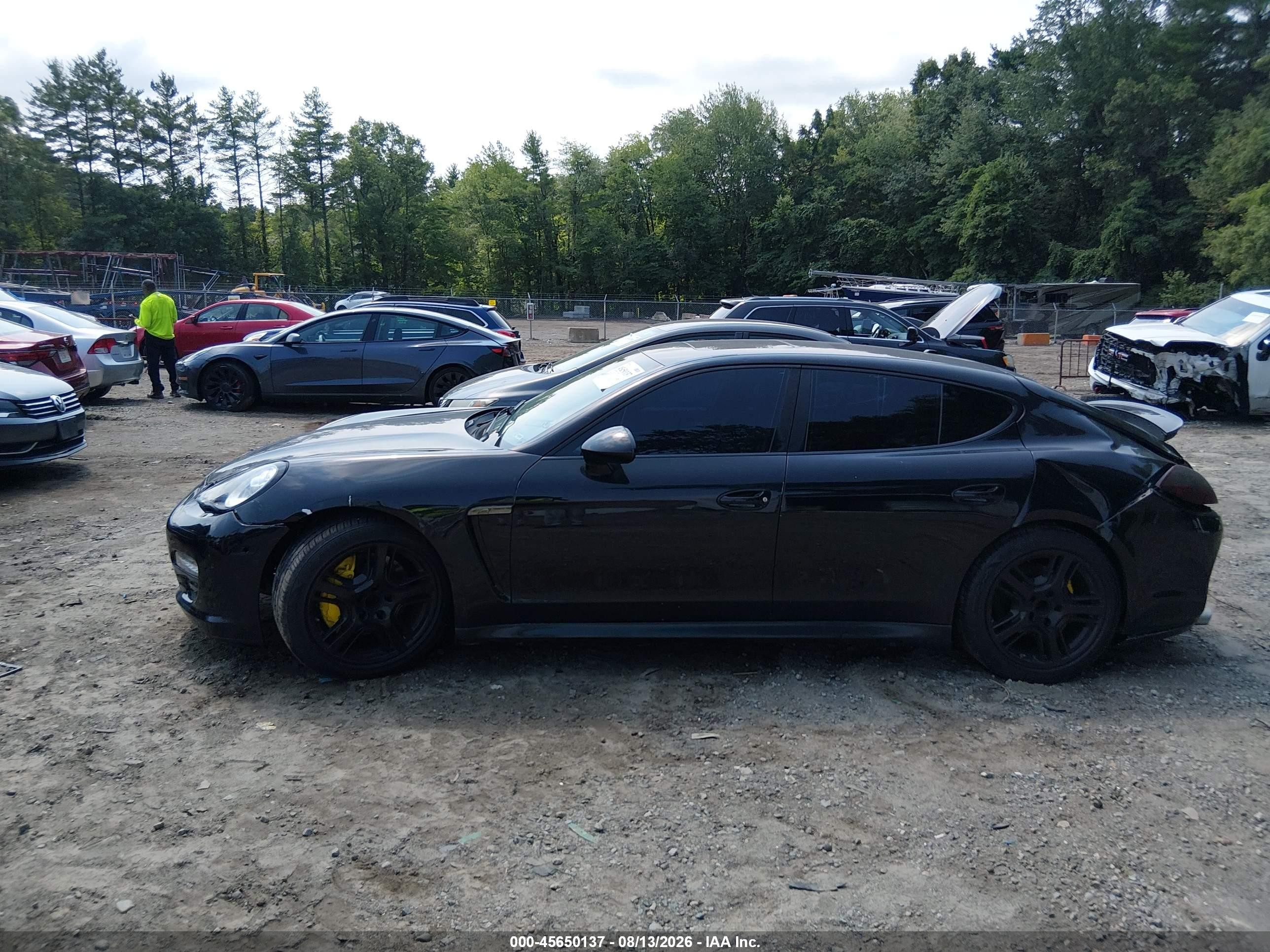 2012 Porsche Panamera 4 Black vin: WP0AA2A77CL072065
