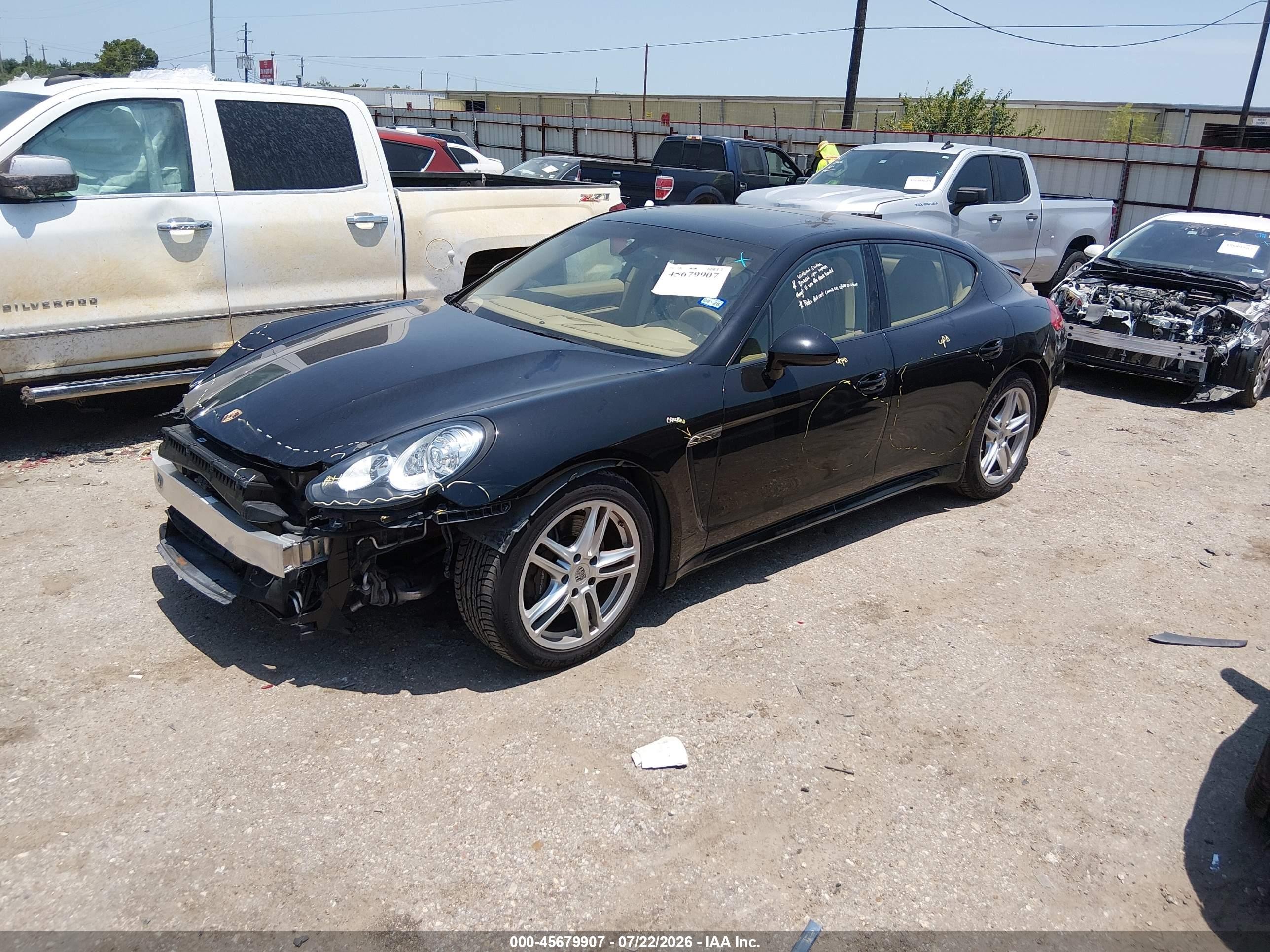 2014 Porsche Panamera 4 Black vin: WP0AA2A77EL014427