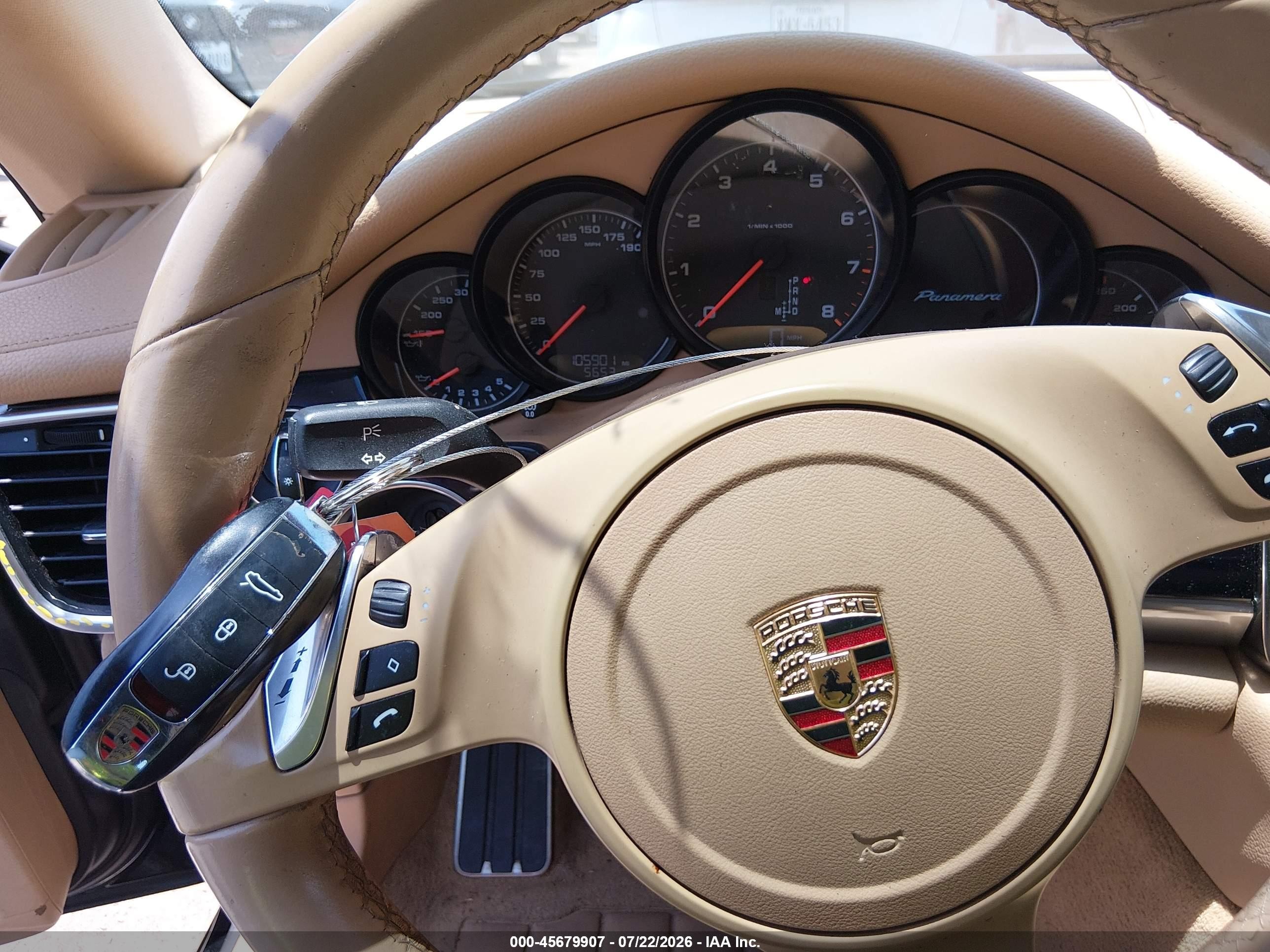 2014 Porsche Panamera 4 Black vin: WP0AA2A77EL014427
