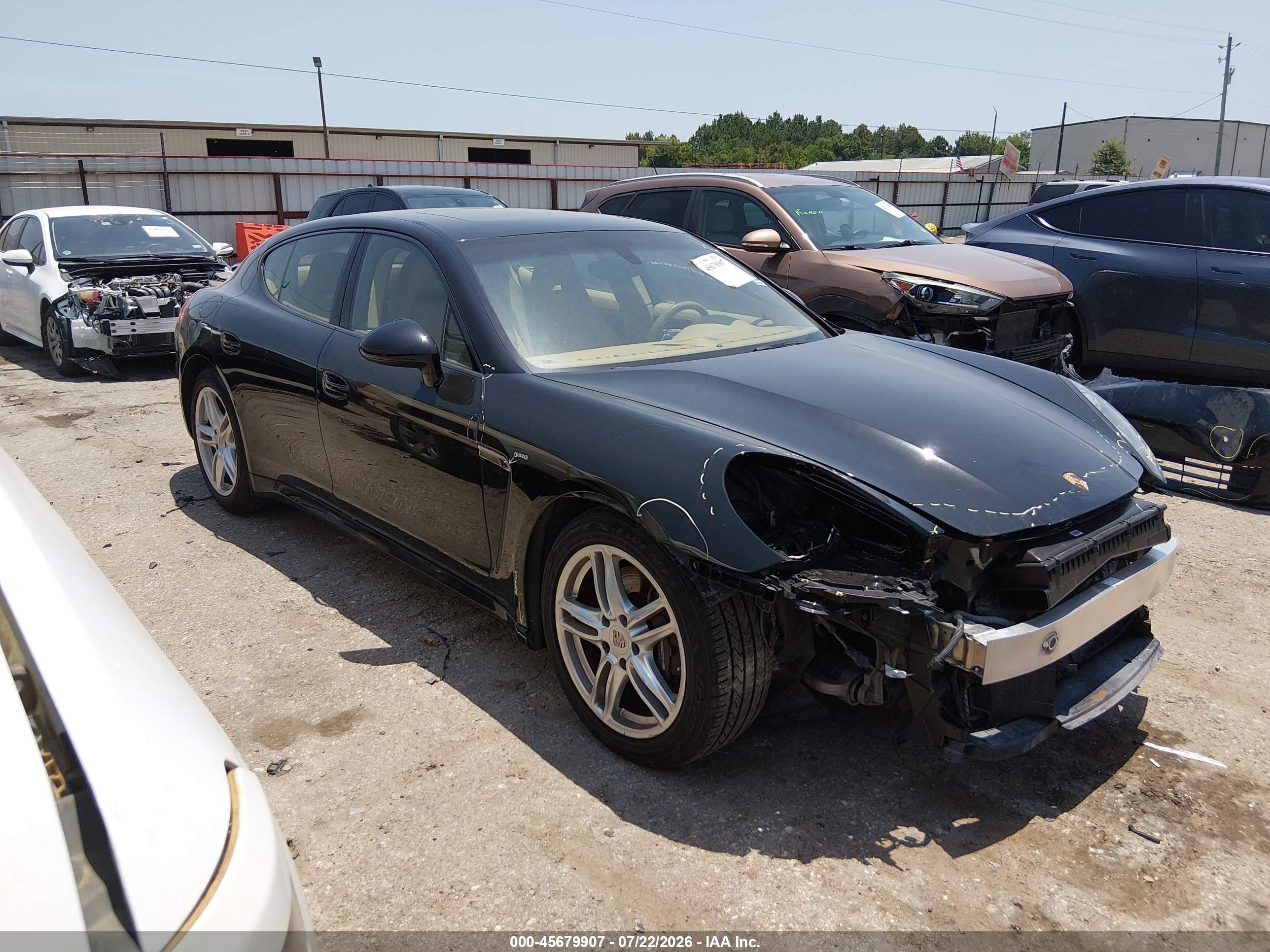2014 Porsche Panamera 4 Black vin: WP0AA2A77EL014427
