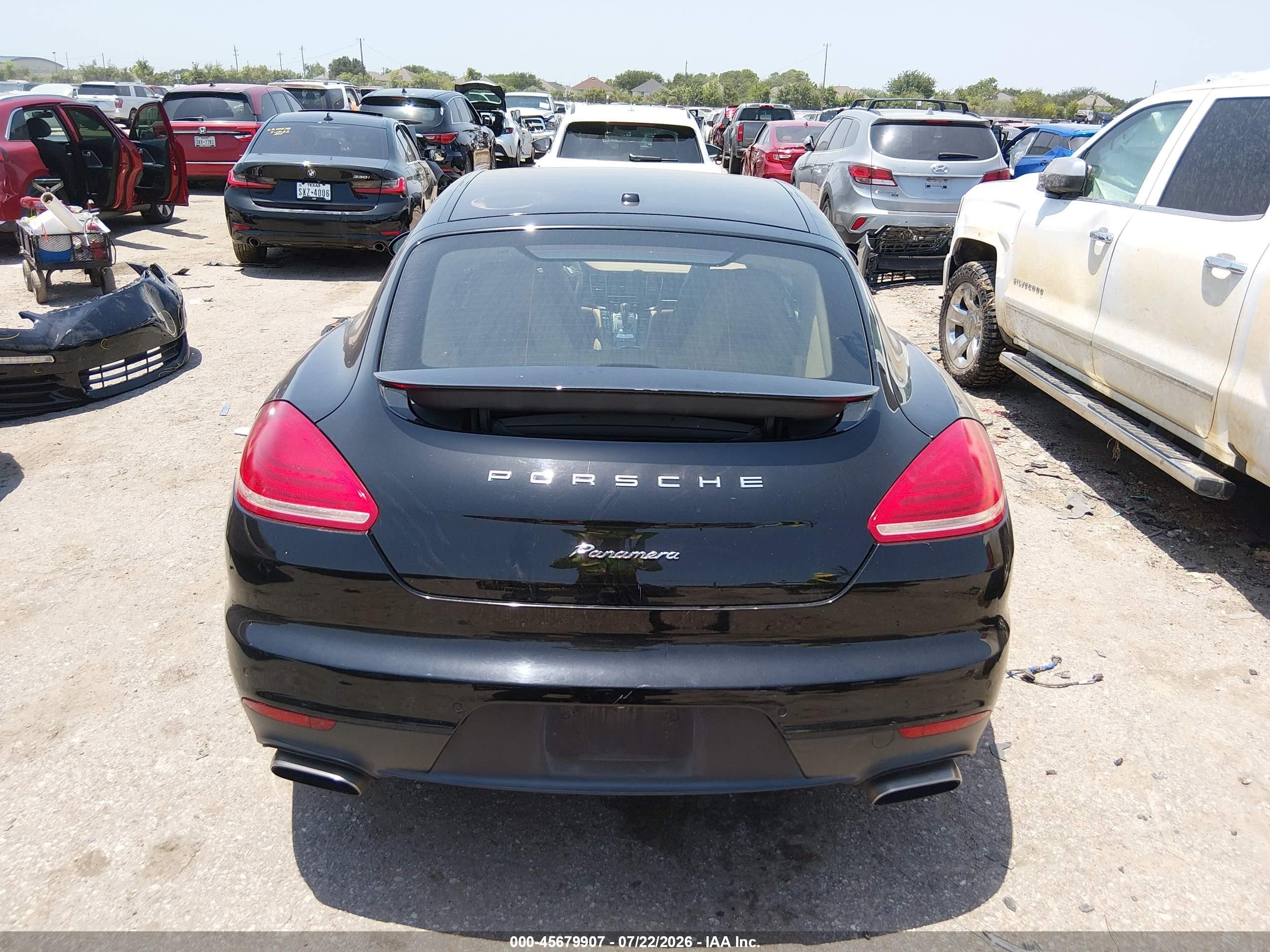 2014 Porsche Panamera 4 Black vin: WP0AA2A77EL014427