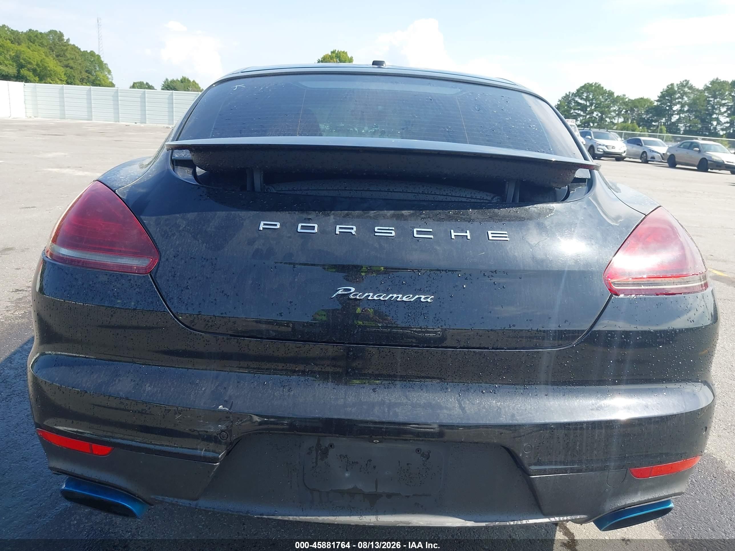 2015 Porsche Panamera 4 Черный vin: WP0AA2A78FL000778