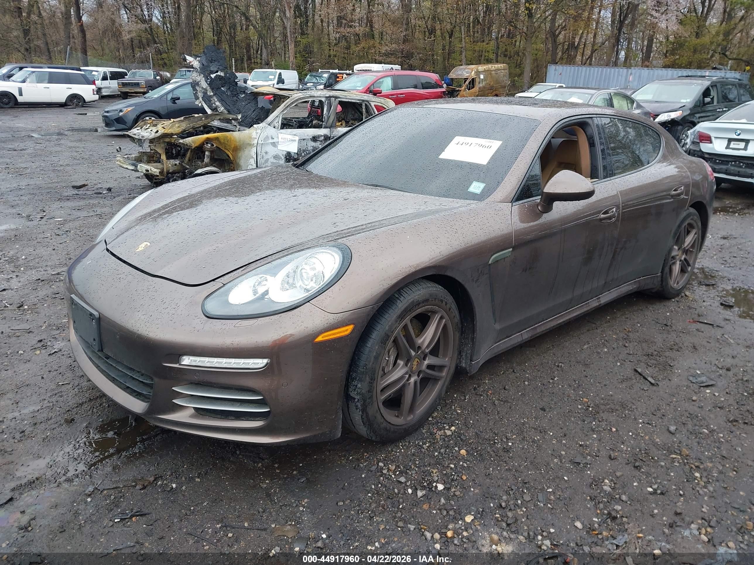 2015 Porsche Panamera 4 Brown vin: WP0AA2A78FL005981