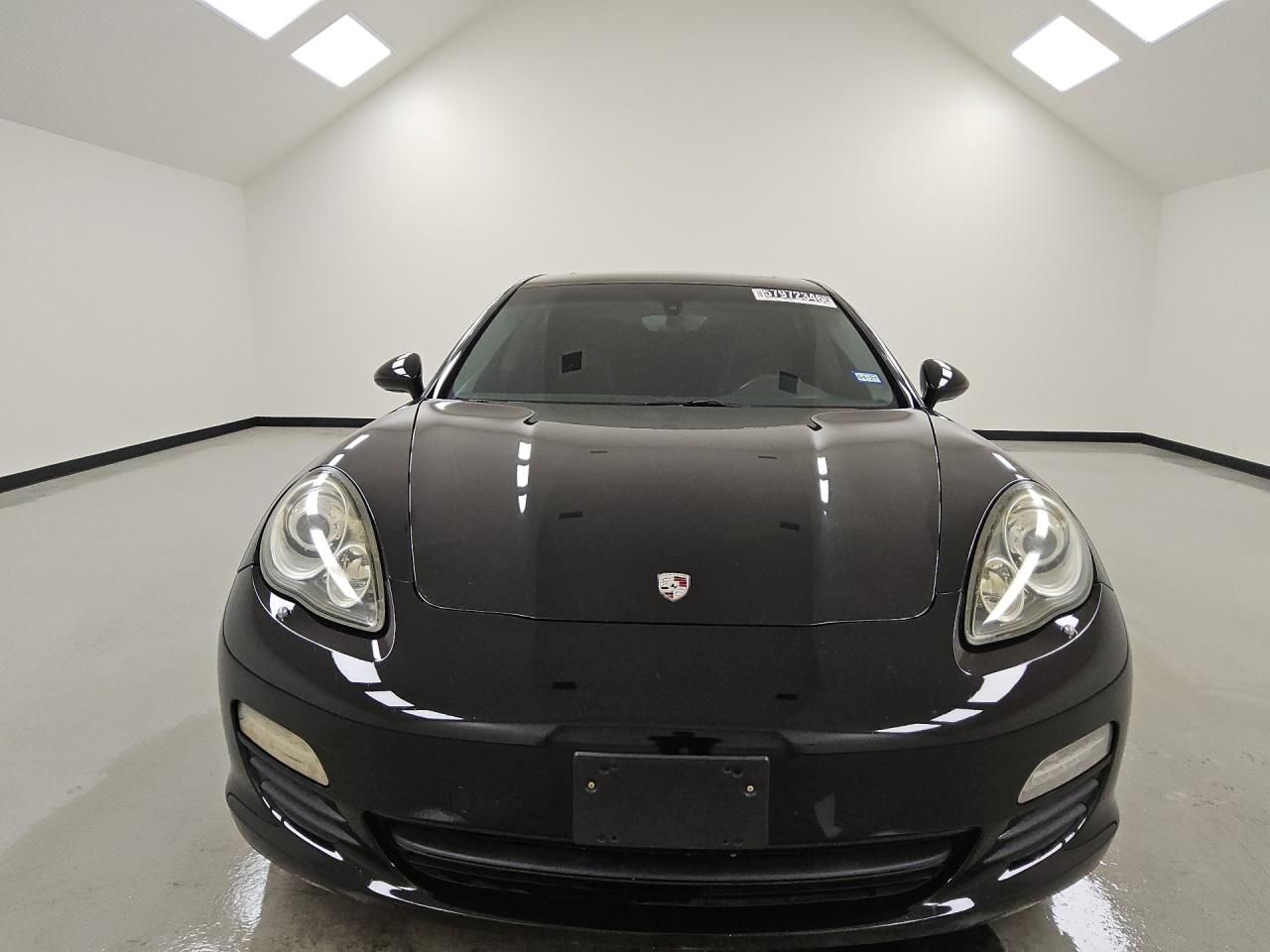 2011 Porsche Panamera 2 Black vin: WP0AA2A79BL013677 Damage: Left Head Lamp, Faded, Repair Required