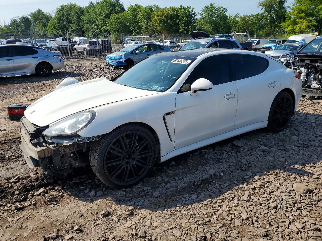 2012 Porsche Panamera 2 White vin: WP0AA2A79CL015267