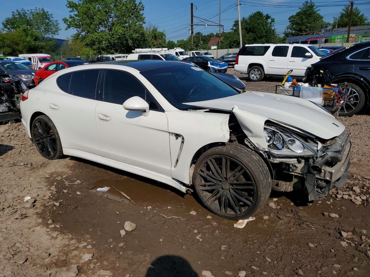 2012 Porsche Panamera 2 White vin: WP0AA2A79CL015267
