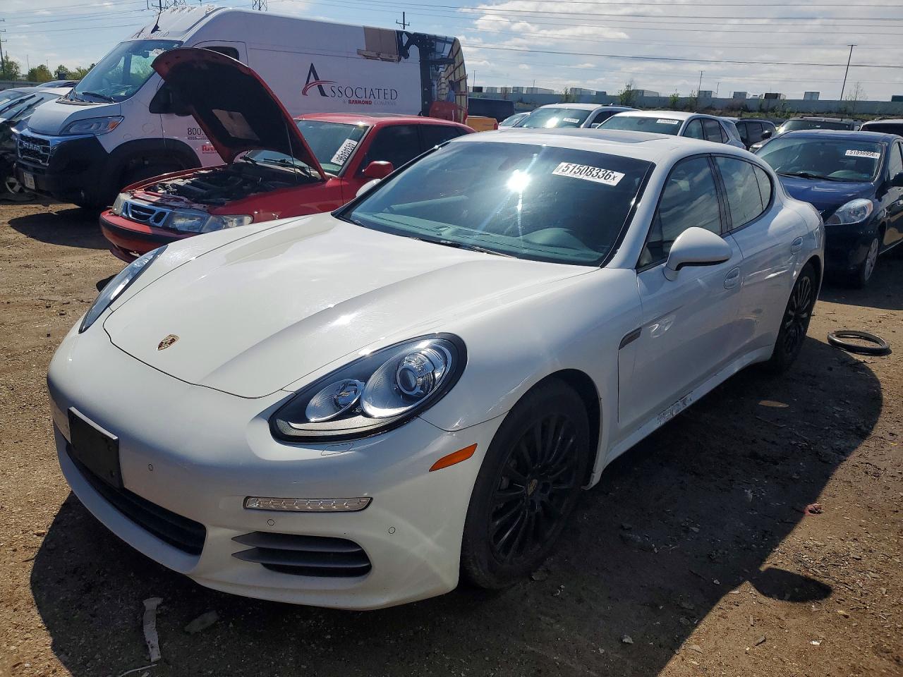 2014 Porsche Panamera 2 White vin: WP0AA2A79EL013649