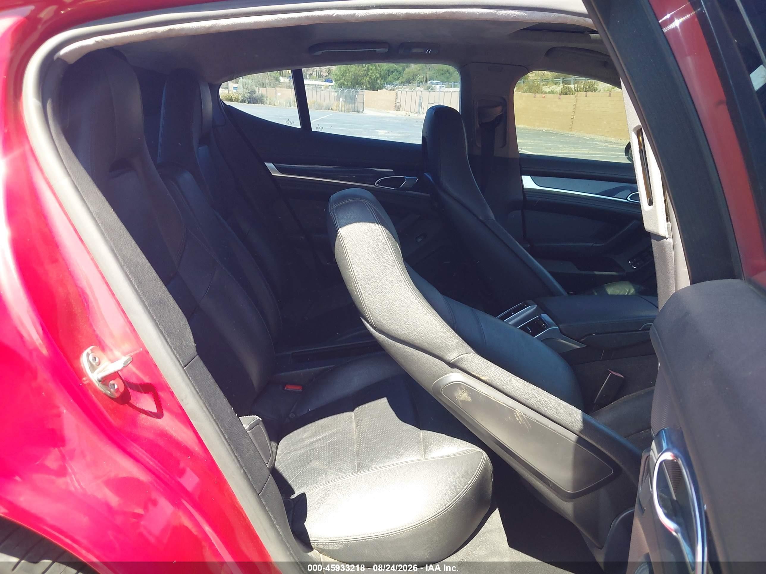 2011 Porsche Panamera 4 Red vin: WP0AA2A7XBL012375