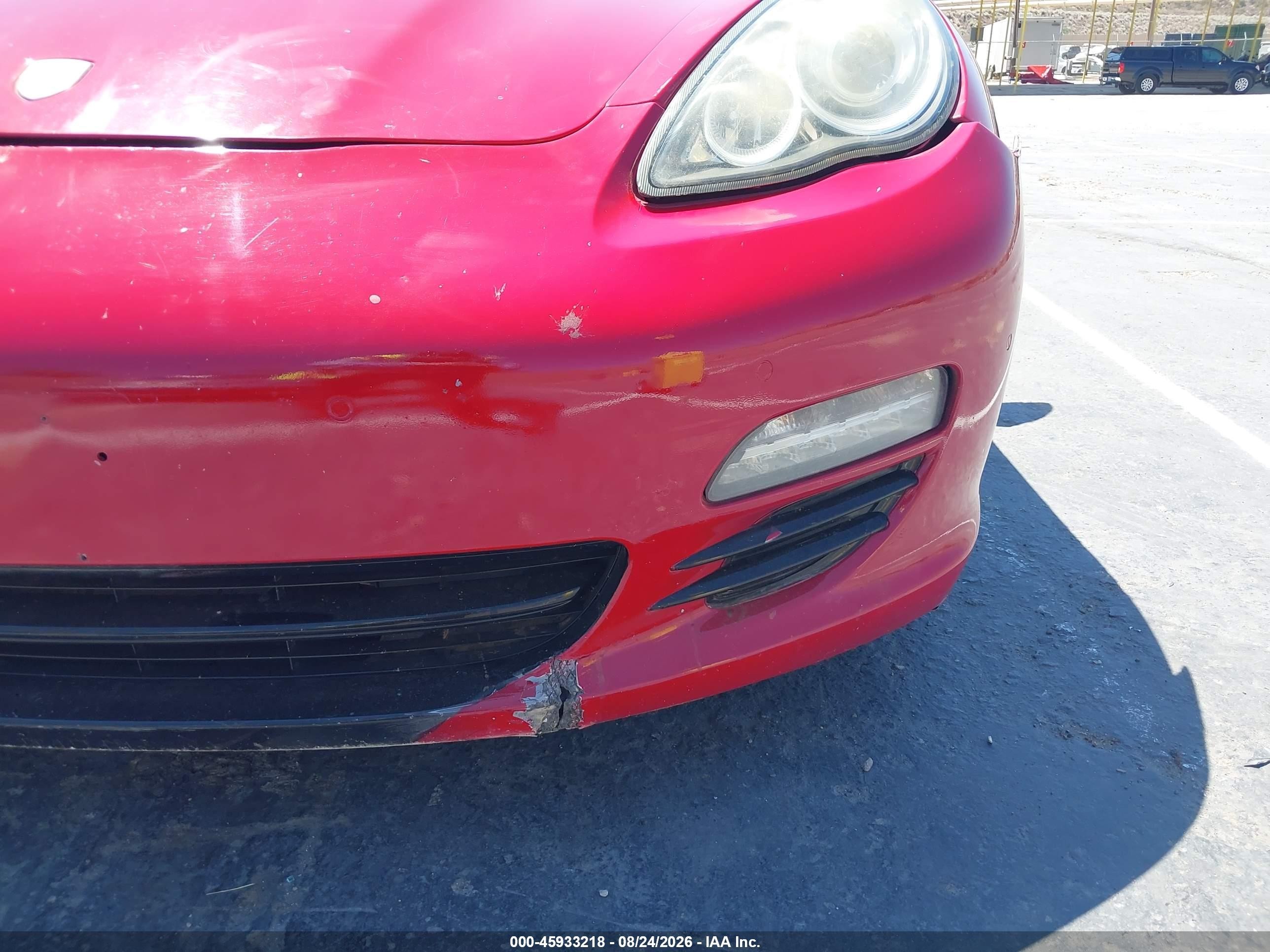 2011 Porsche Panamera 4 Red vin: WP0AA2A7XBL012375