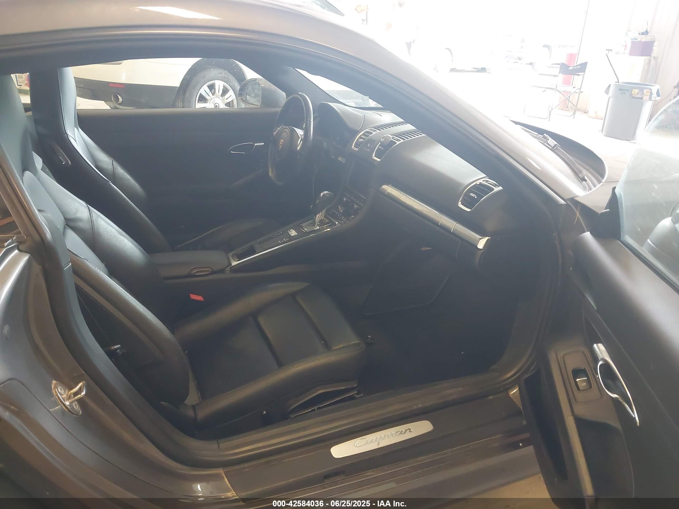 2014 Porsche Cayman   Gray vin: WP0AA2A80EK173031
