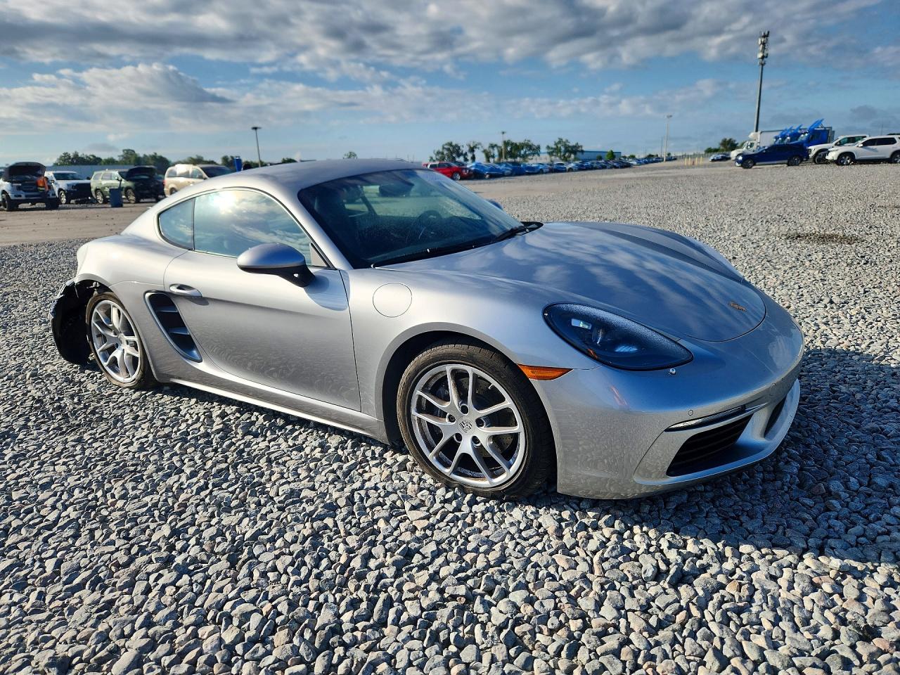 2024 Porsche Cayman Base Silver vin: WP0AA2A80RK255878