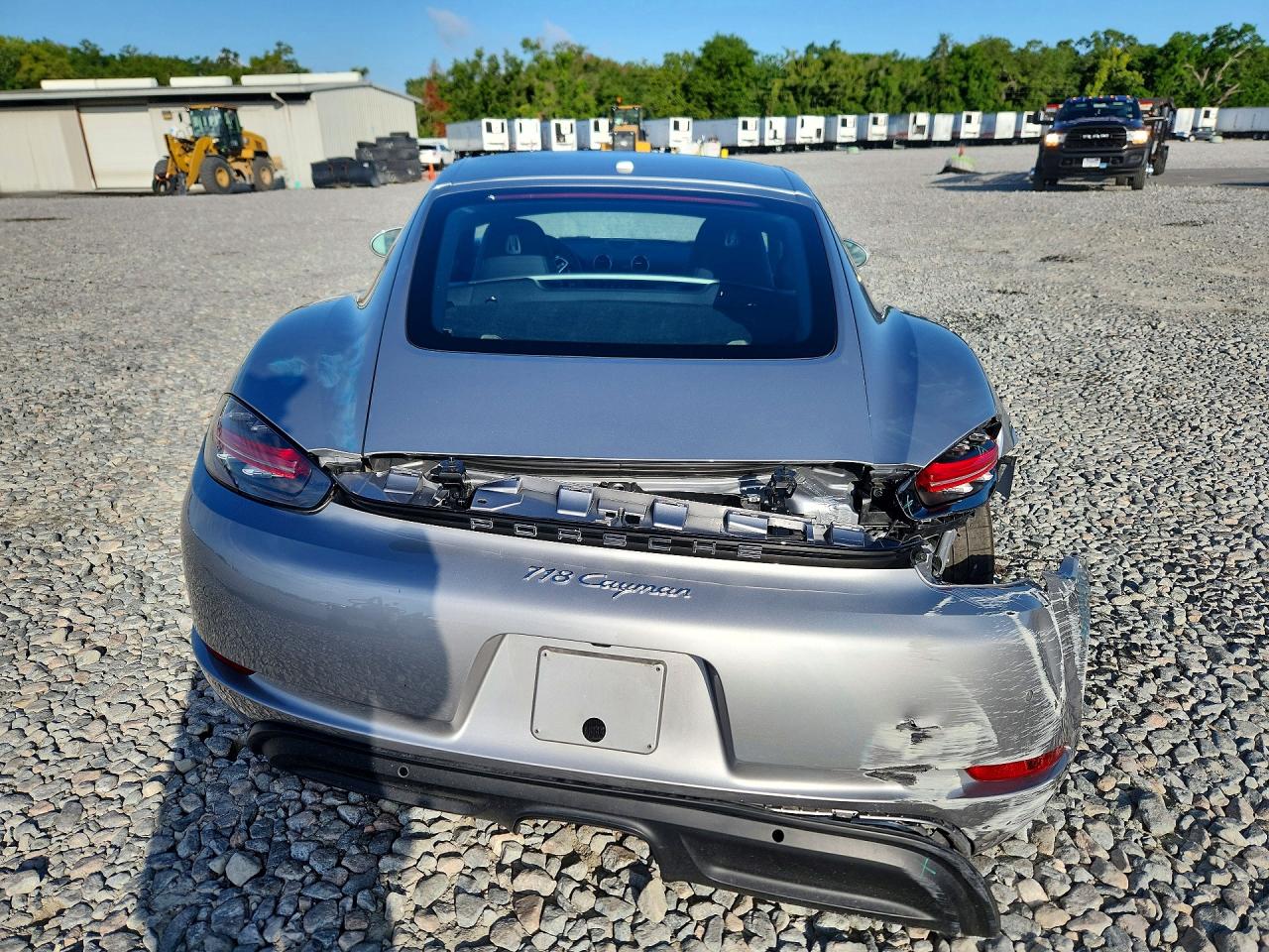 2024 Porsche Cayman Base Silver vin: WP0AA2A80RK255878