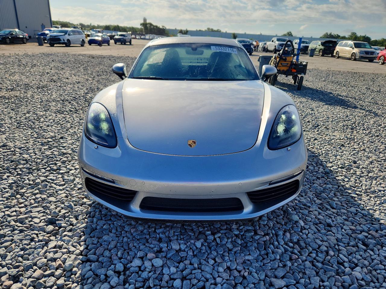 2024 Porsche Cayman Base Silver vin: WP0AA2A80RK255878