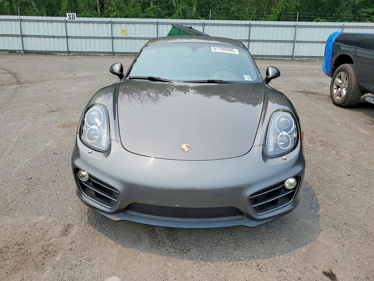2014 Porsche Cayman Charcoal vin: WP0AA2A82EK170311