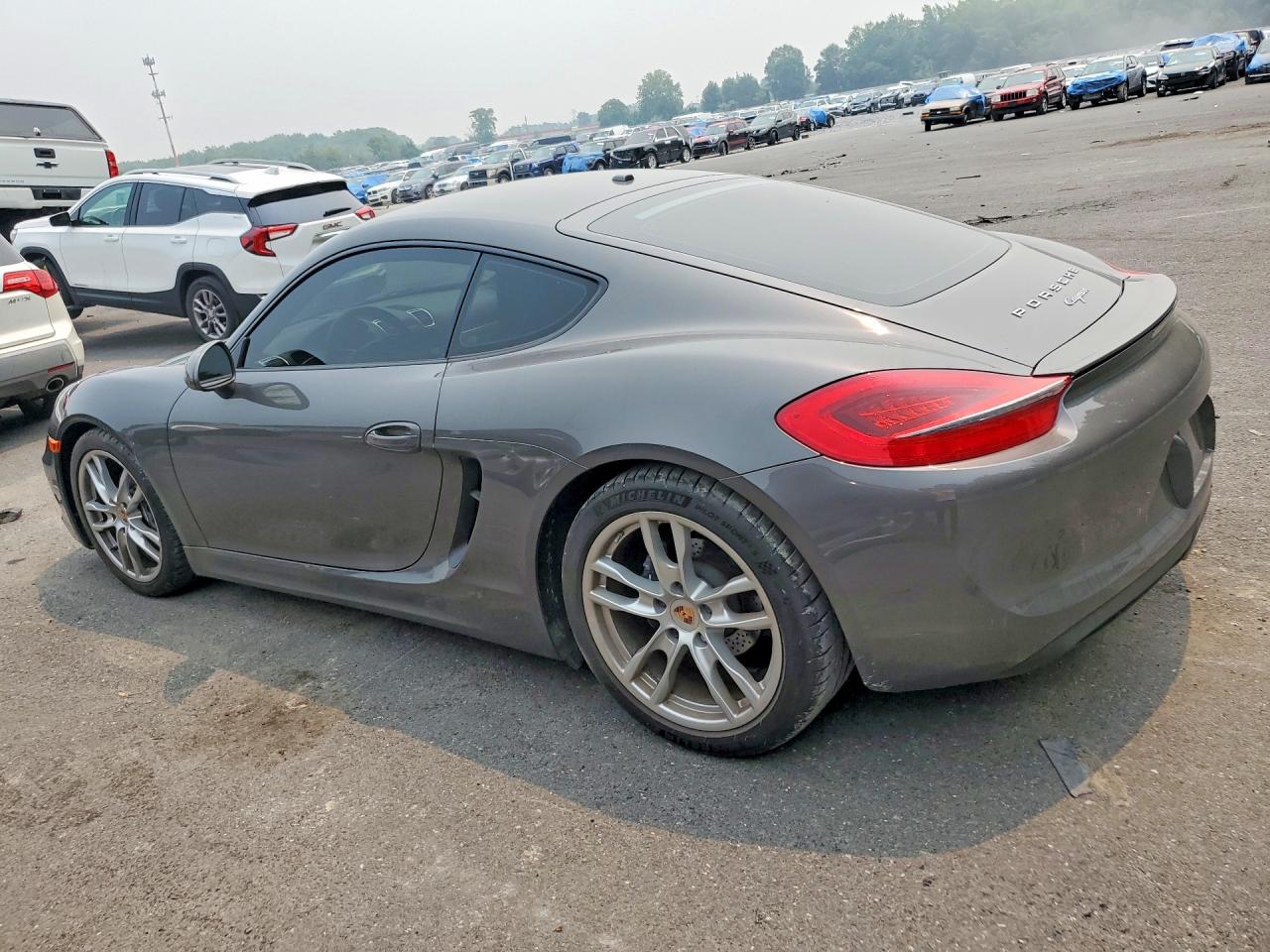 2014 Porsche Cayman Charcoal vin: WP0AA2A82EK170311